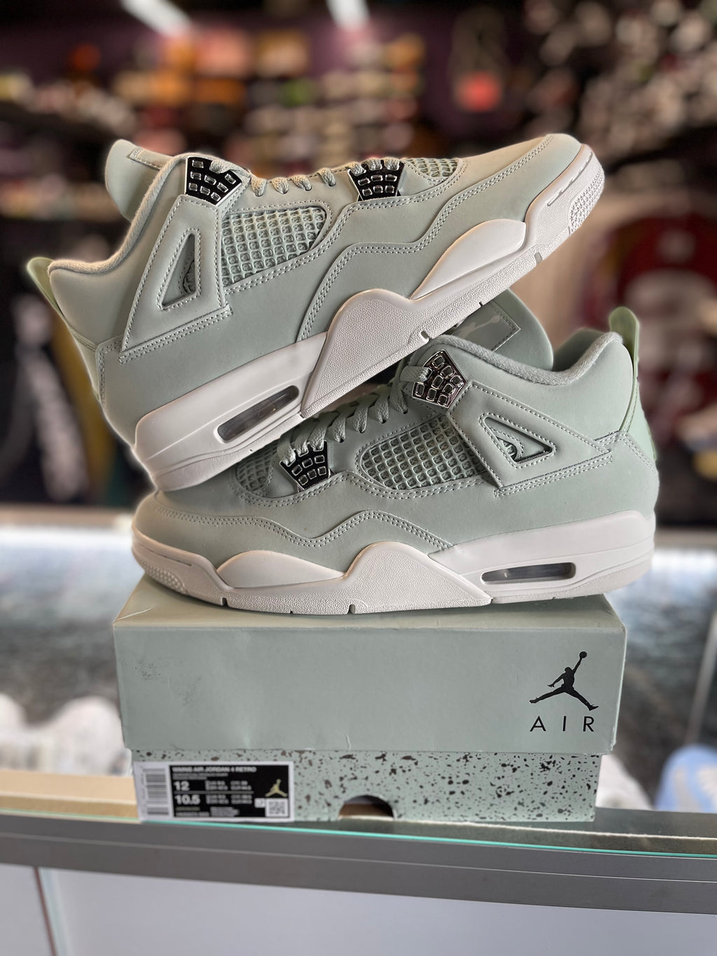 2025 Air Jordan Retro 4 "Seafoam Sail" (W)