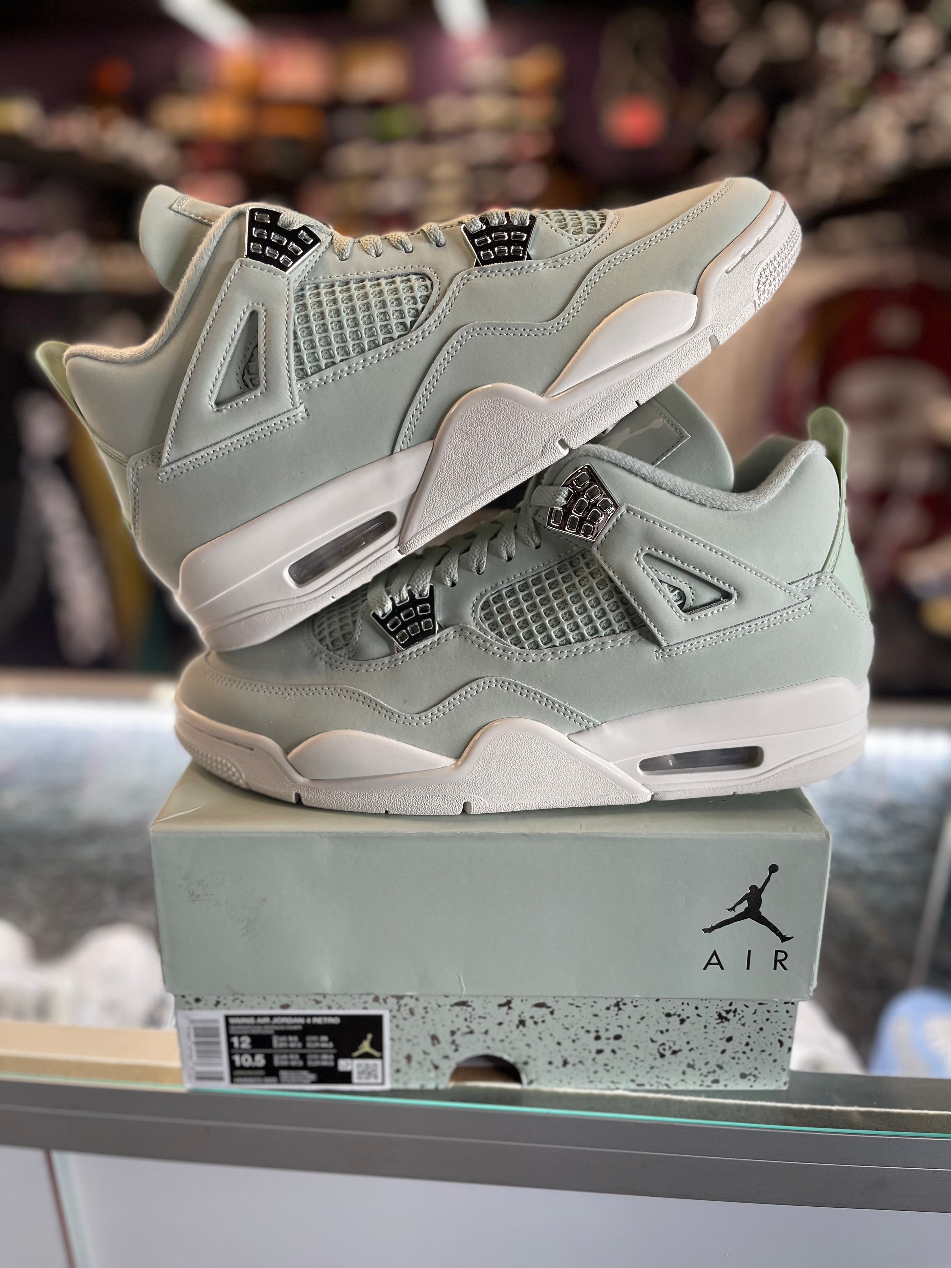 2025 Air Jordan Retro 4 "Seafoam Sail" (W)