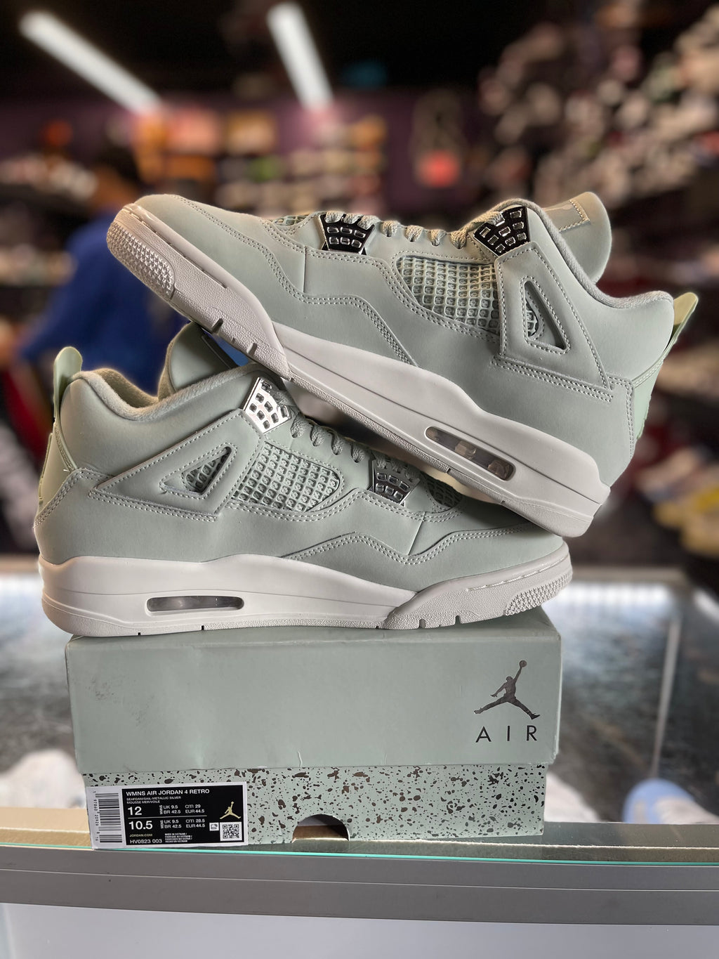 2025 Air Jordan Retro 4 "Seafoam Sail" (W)