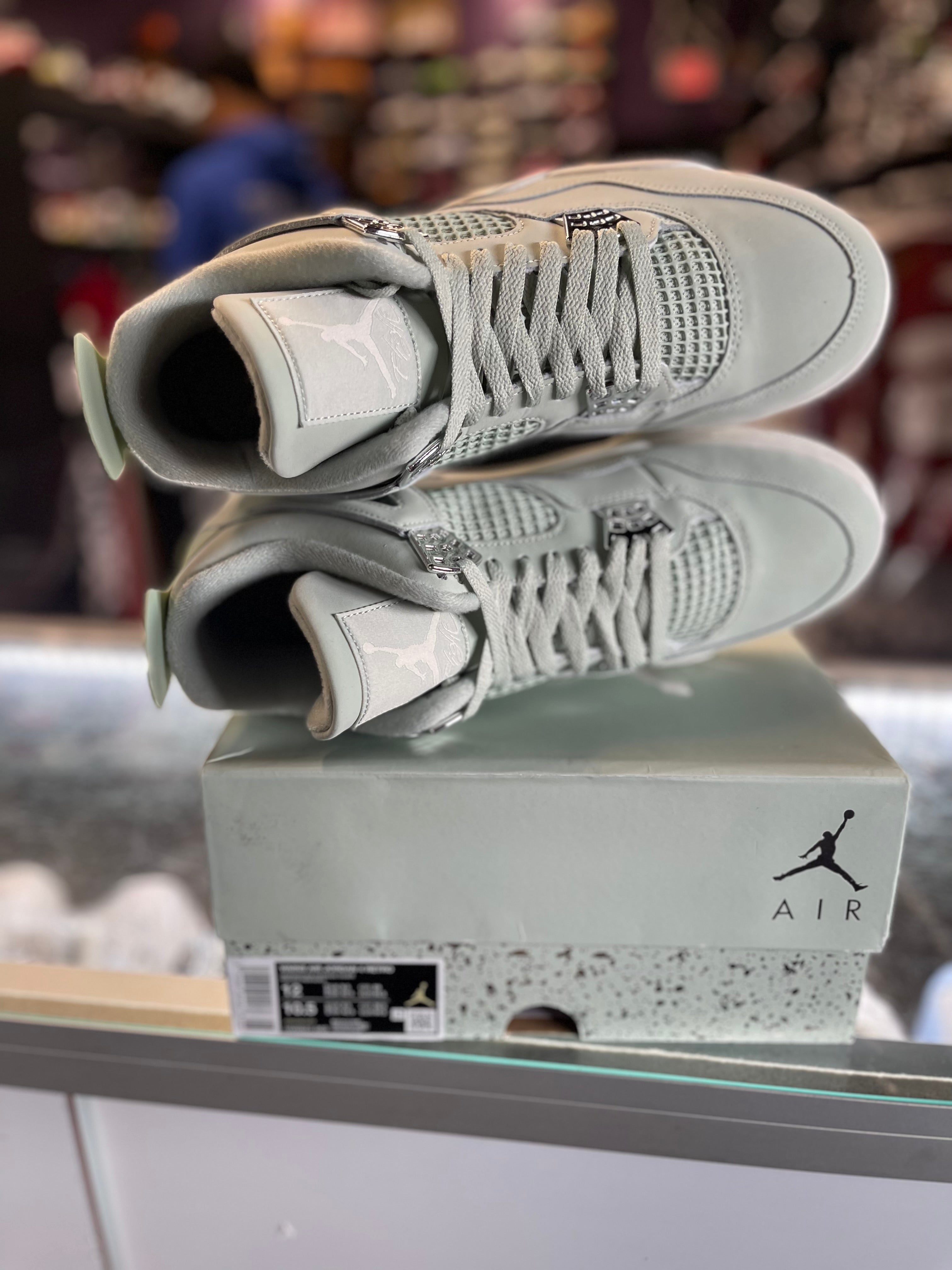 2025 Air Jordan Retro 4 "Seafoam Sail" (W)
