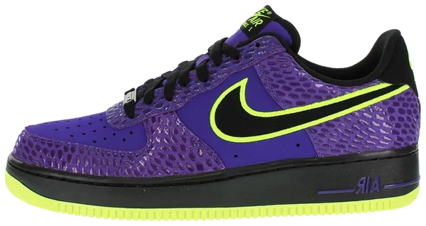 2013 Nike Air Force 1 Low "Court Purple Black Volt"