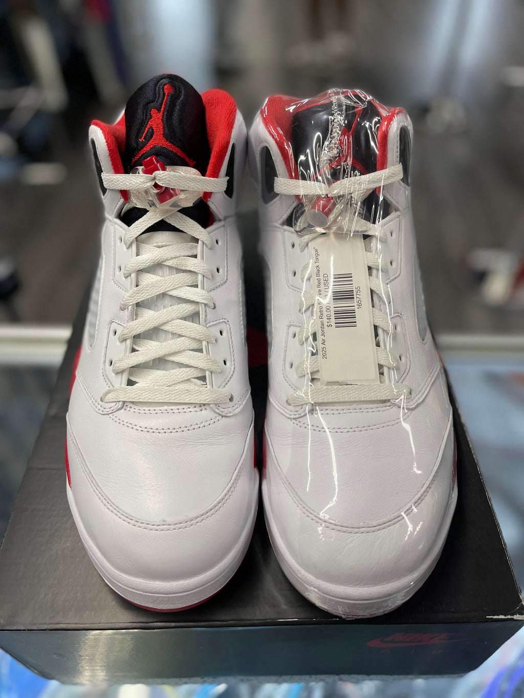 2025 Air Jordan Retro 5 "Fire Red Black Tongue"