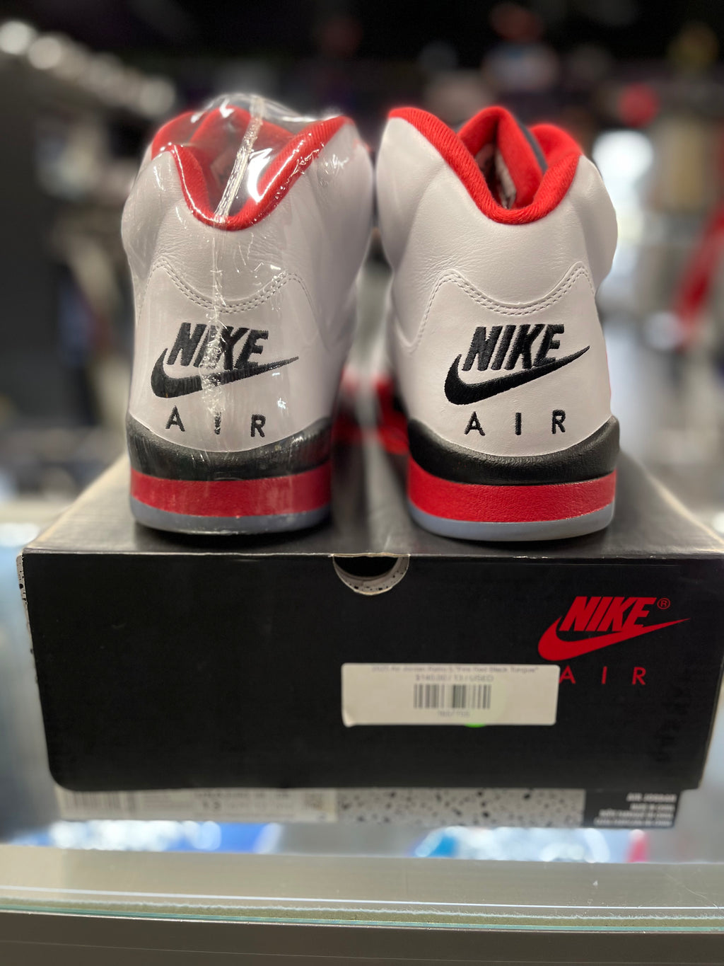 2025 Air Jordan Retro 5 "Fire Red Black Tongue"