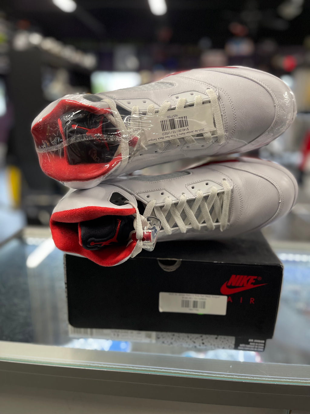 2025 Air Jordan Retro 5 "Fire Red Black Tongue"