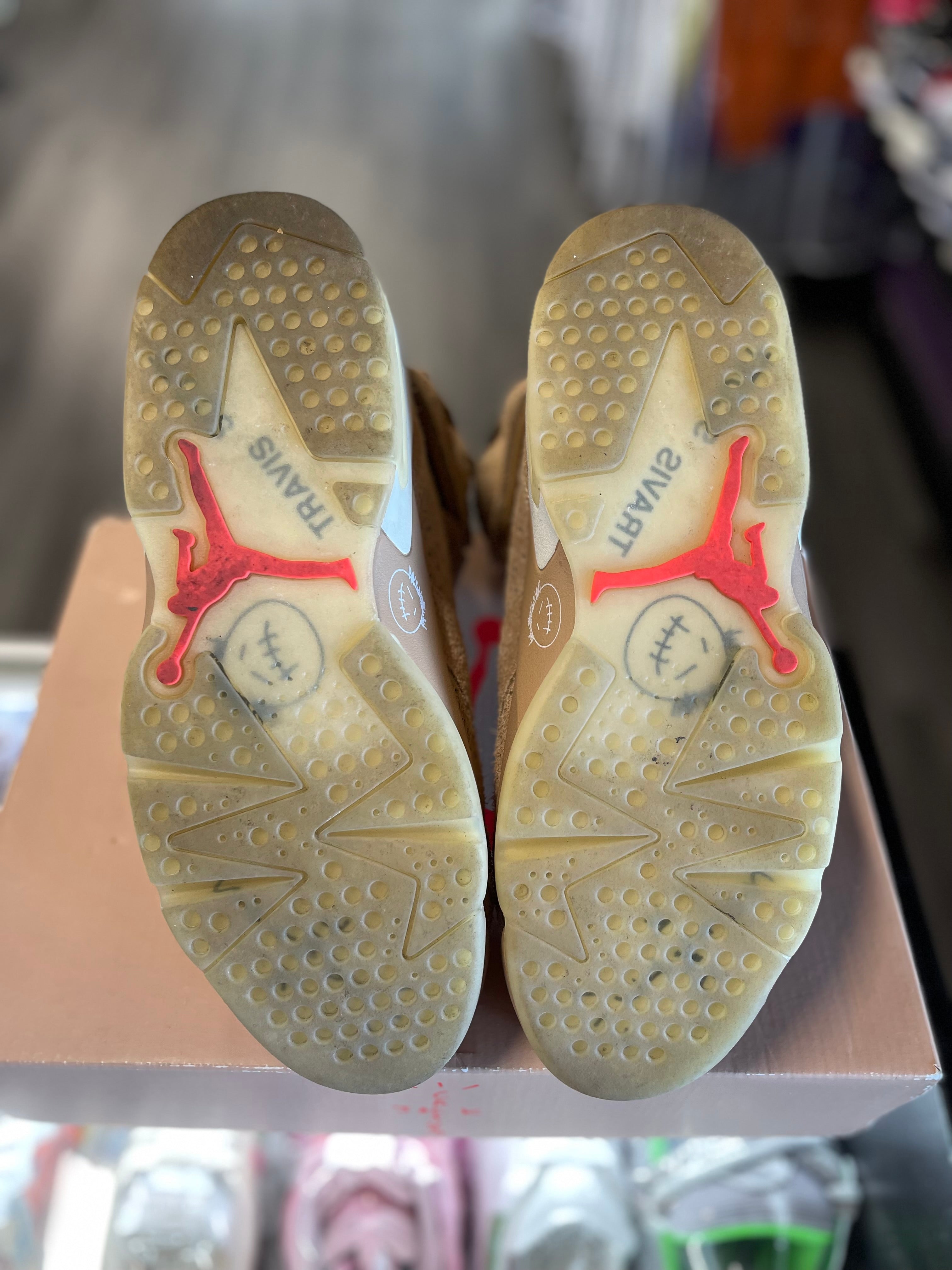 2021 Air Jordan Retro 6 "Travis Scott British Khaki"