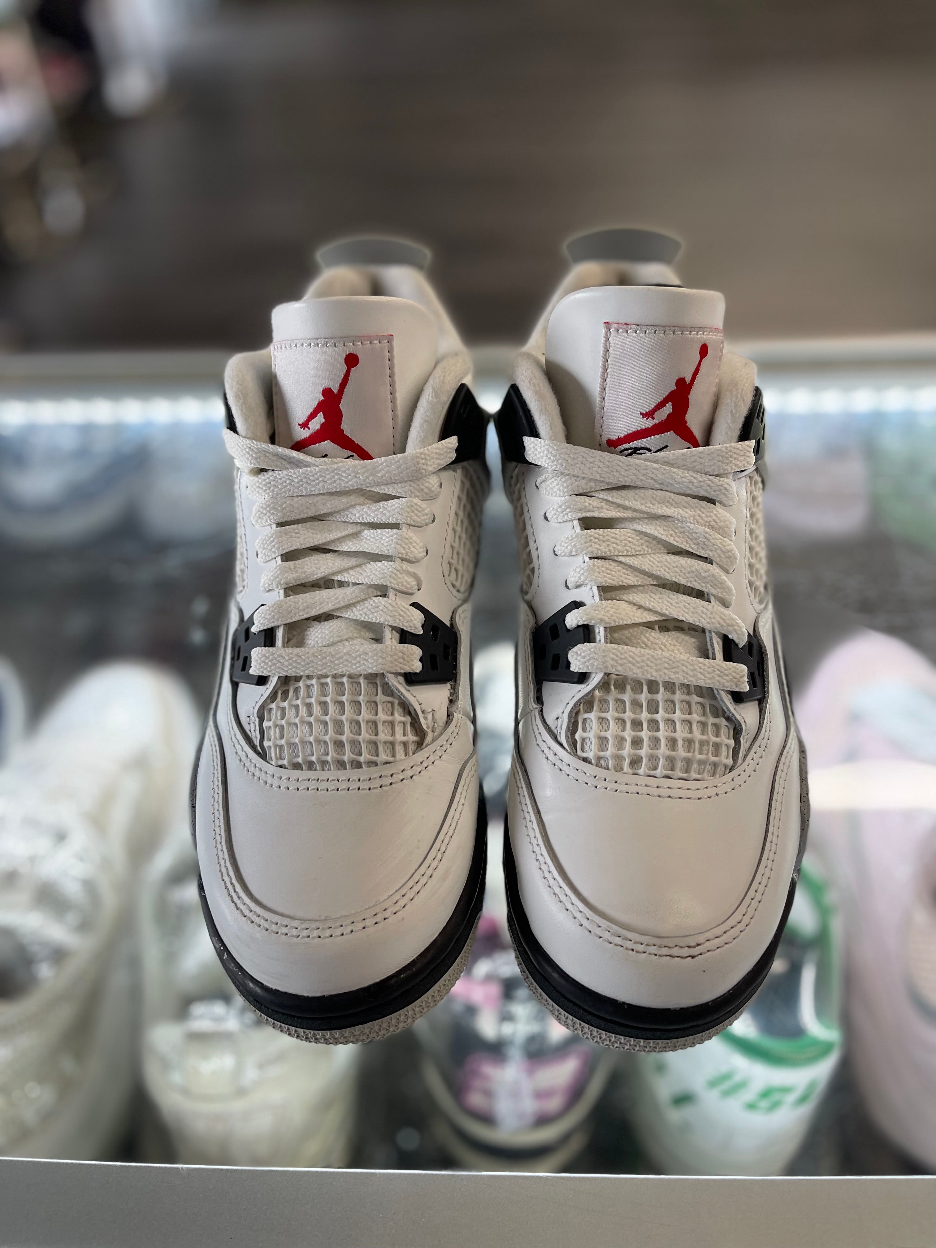 2025 Air Jordan Retro 4 "White Cement" (GS)