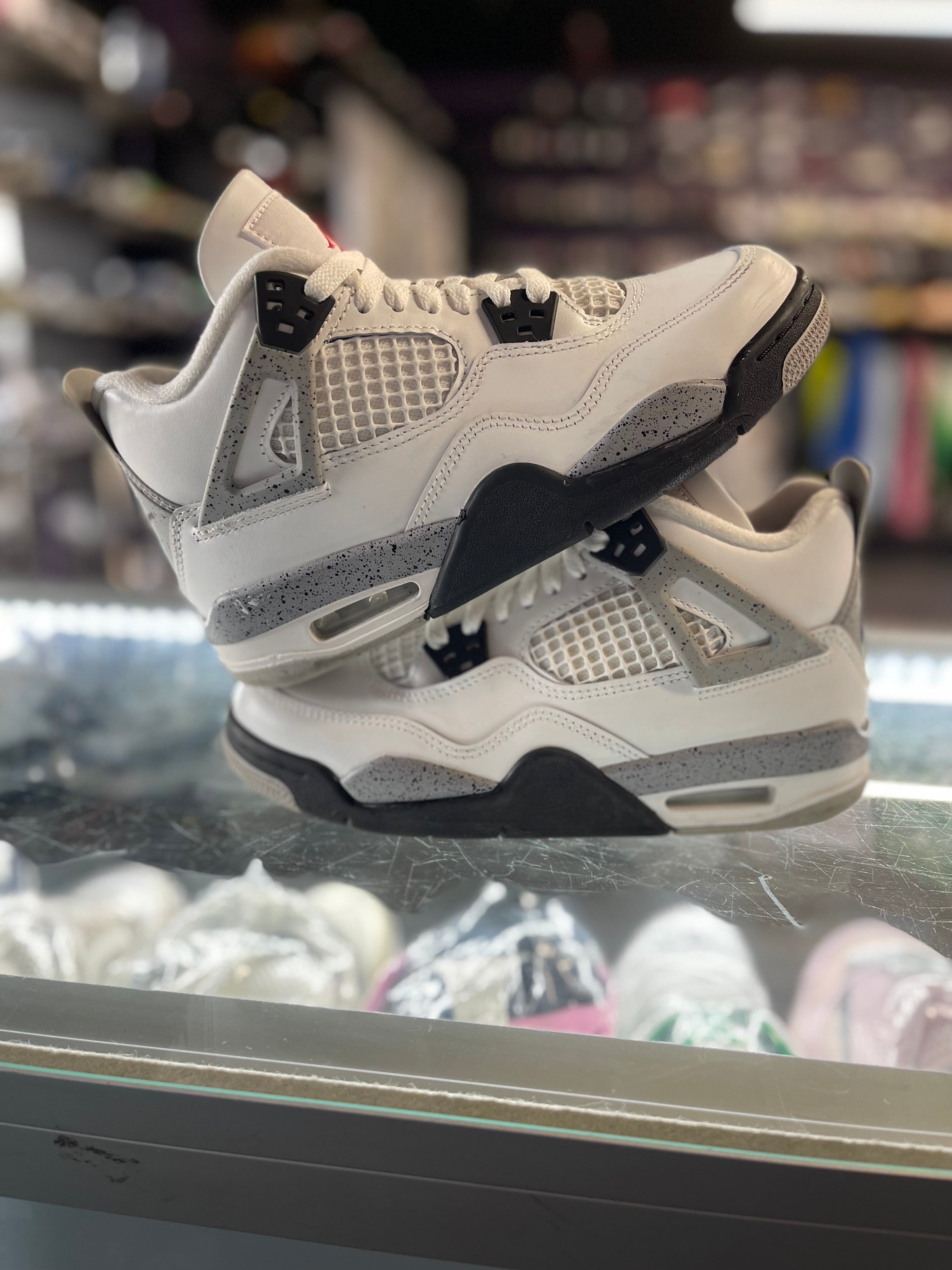 2025 Air Jordan Retro 4 "White Cement" (GS)