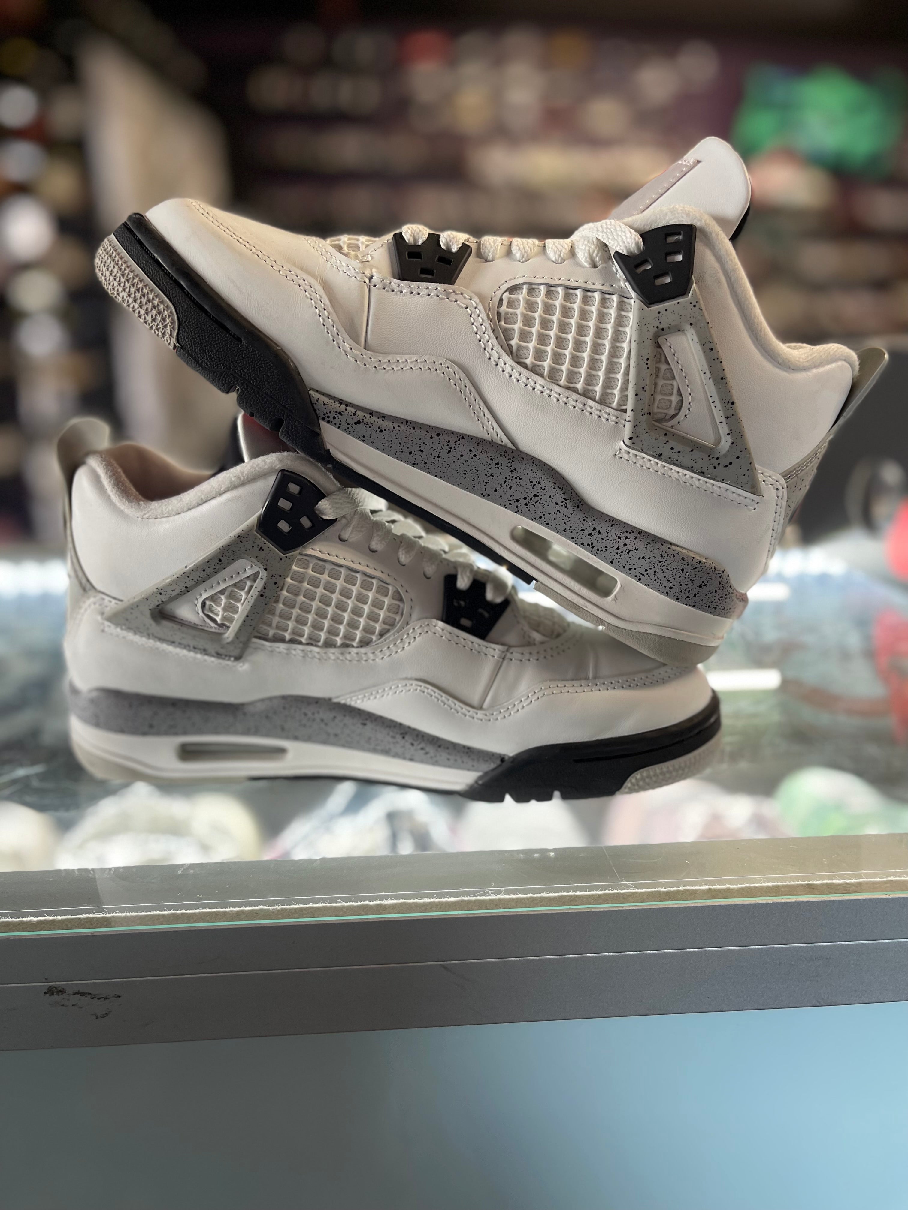 2025 Air Jordan Retro 4 "White Cement" (GS)