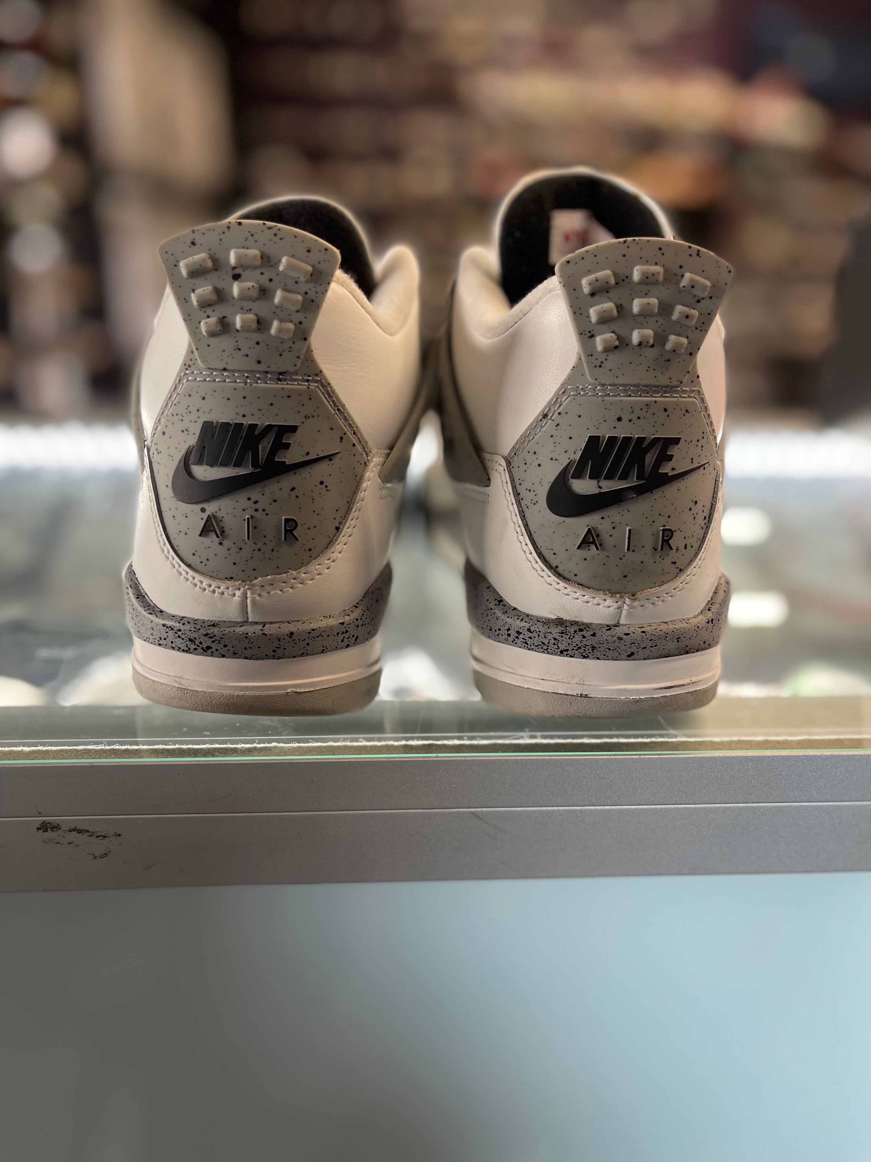 2025 Air Jordan Retro 4 "White Cement" (GS)