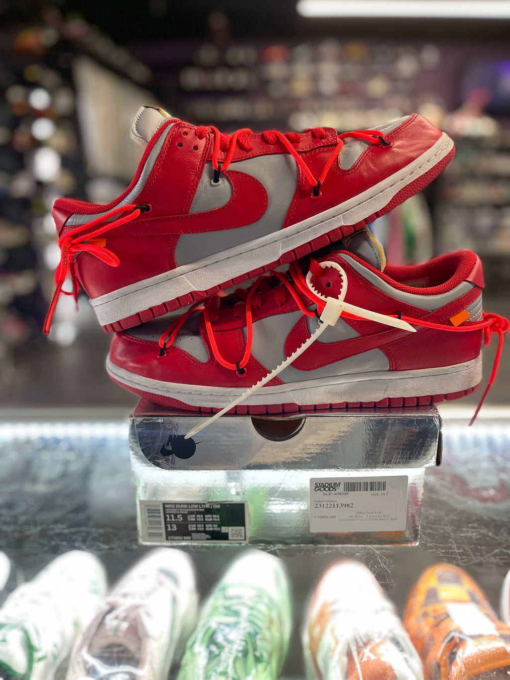 2019 Nike Dunk Low "Off-White University Red"