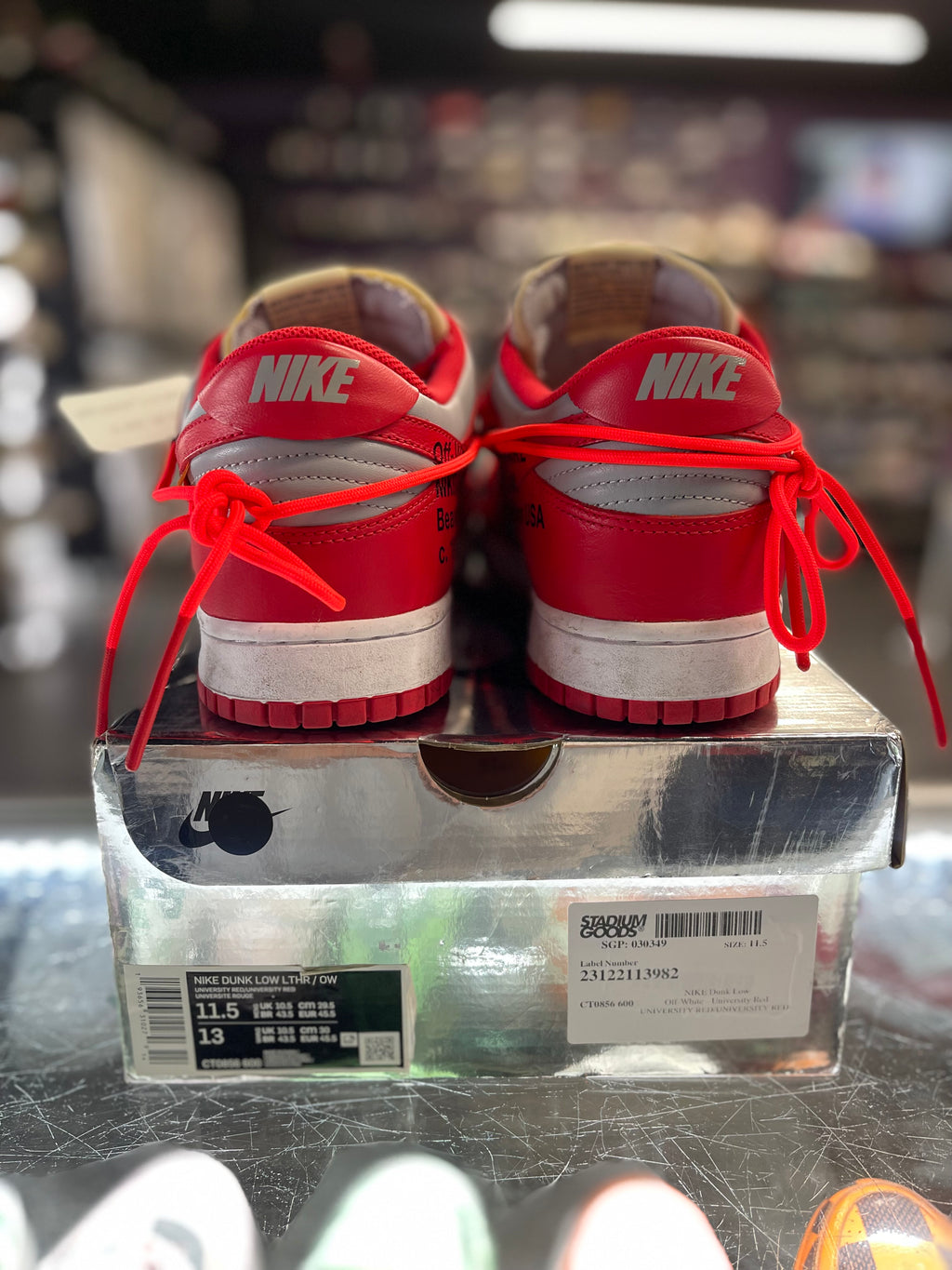 2019 Nike Dunk Low "Off-White University Red"