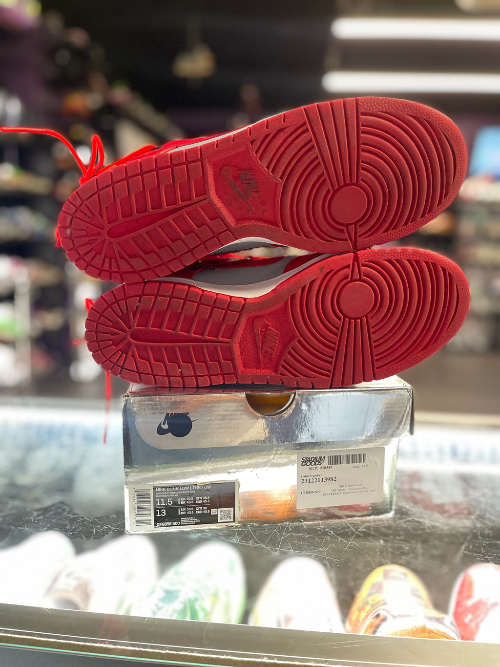 2019 Nike Dunk Low "Off-White University Red"