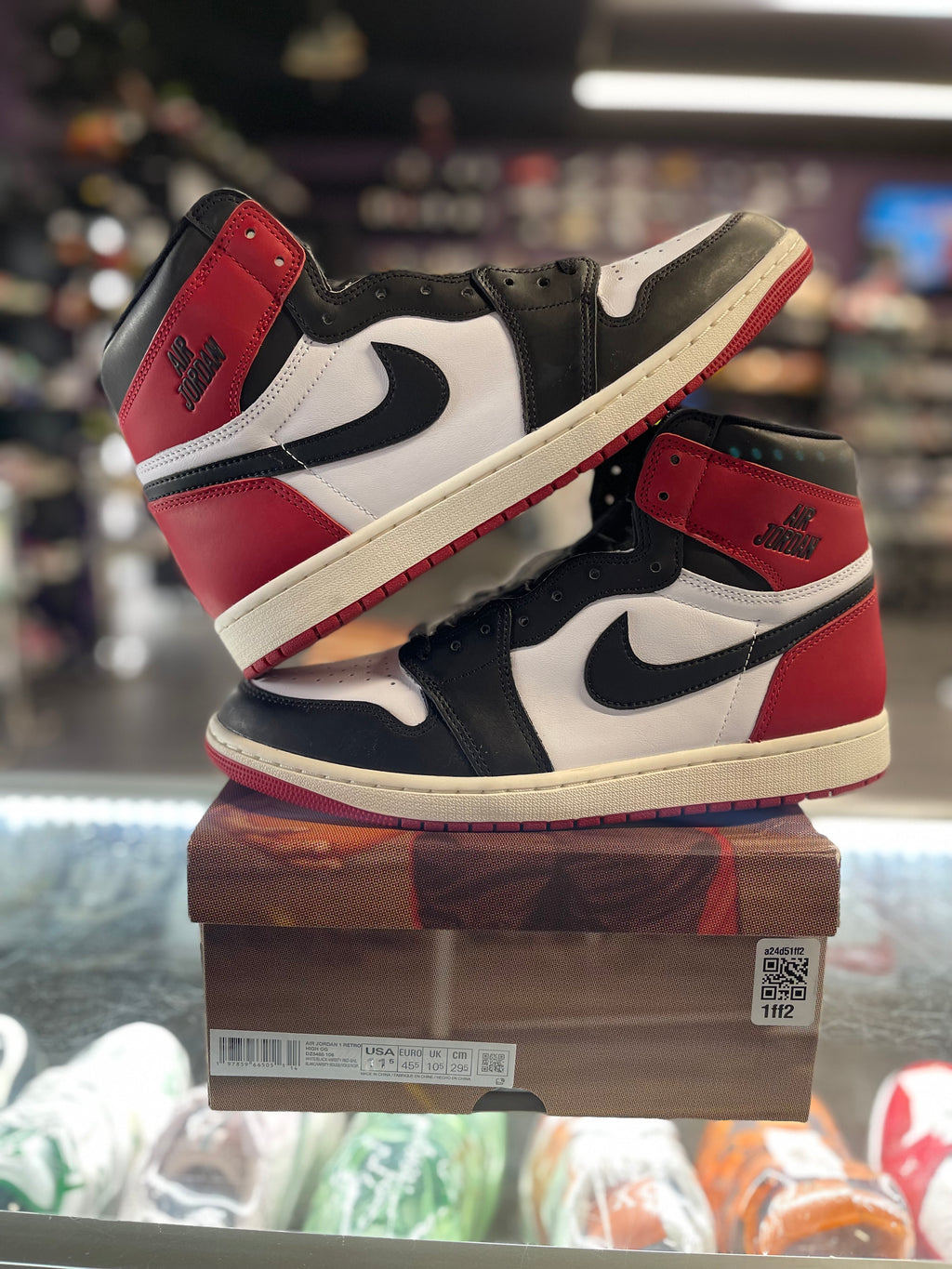 2025 Air Jordan Retro 1 High OG "Black Toe Reimagined"