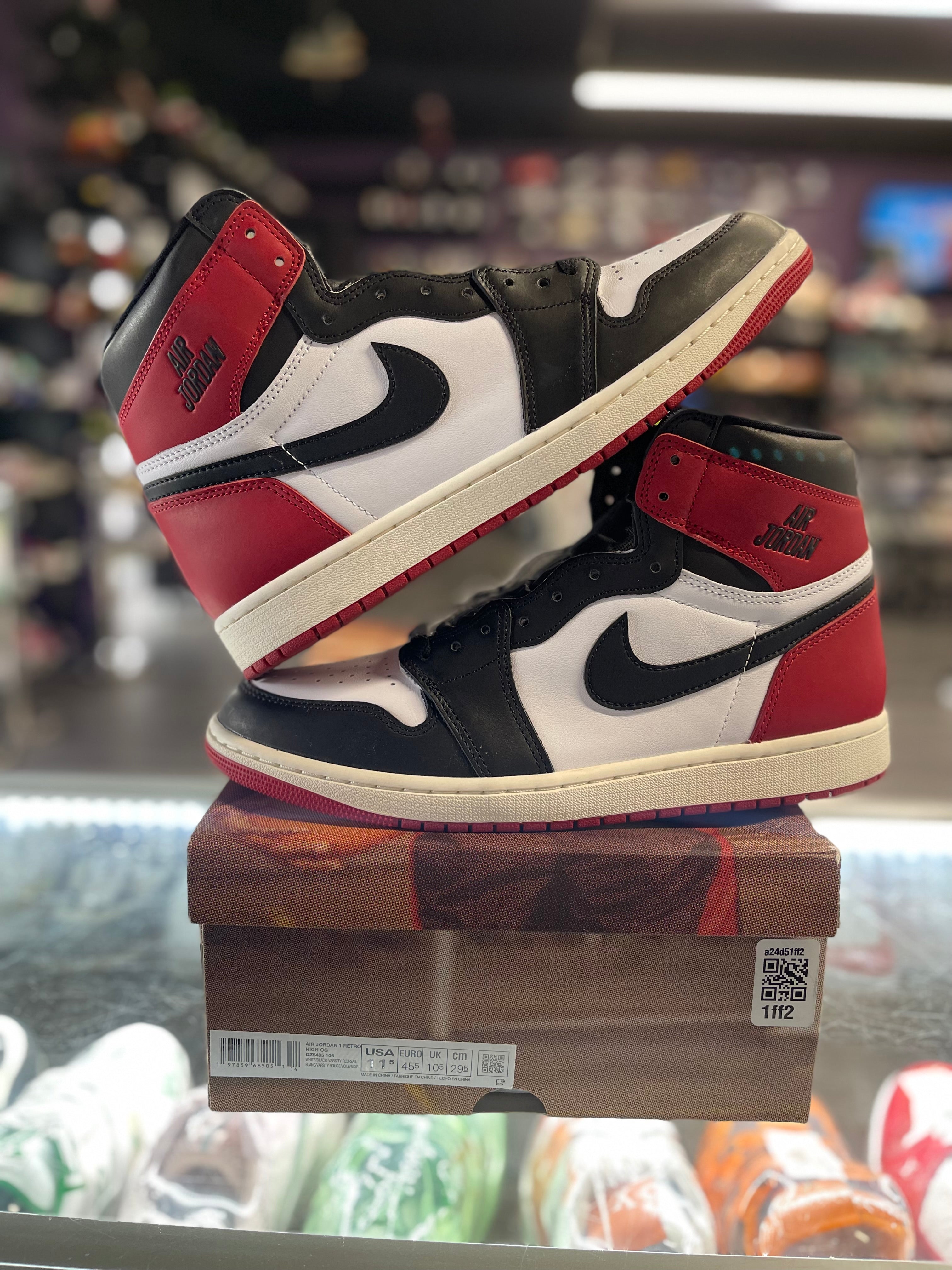 2025 Air Jordan Retro 1 High OG "Black Toe Reimagined"