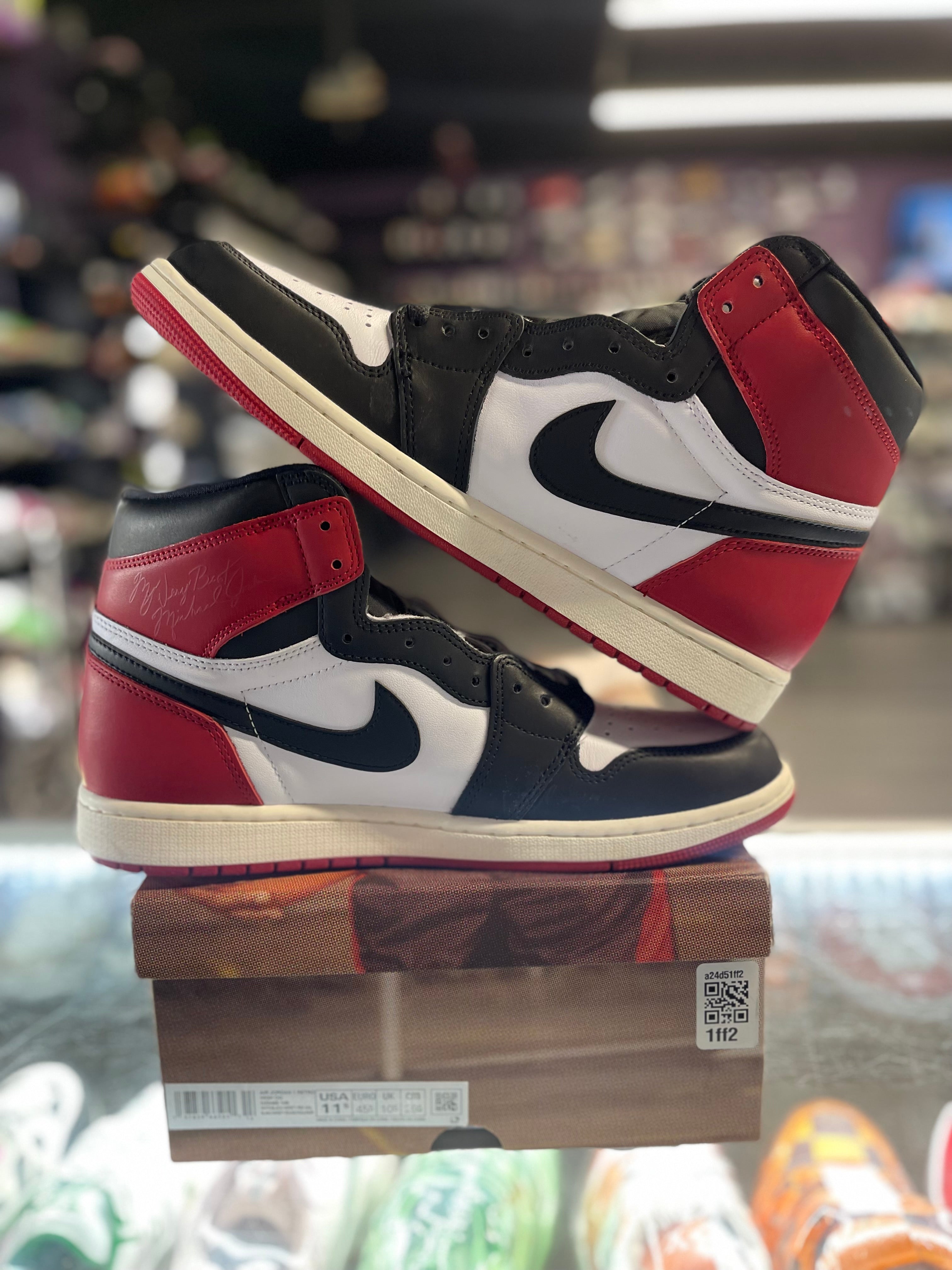 2025 Air Jordan Retro 1 High OG "Black Toe Reimagined"