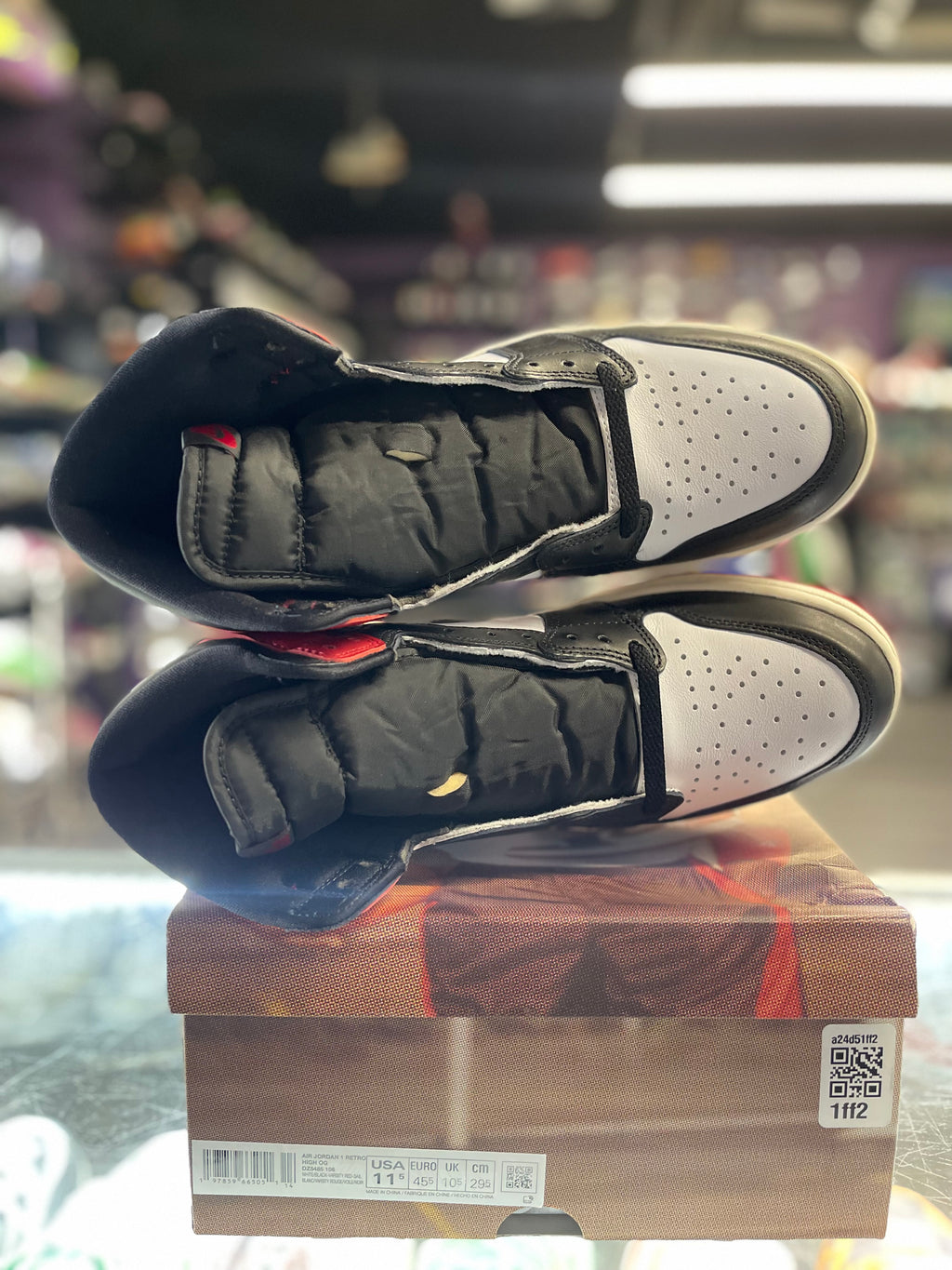 2025 Air Jordan Retro 1 High OG "Black Toe Reimagined"