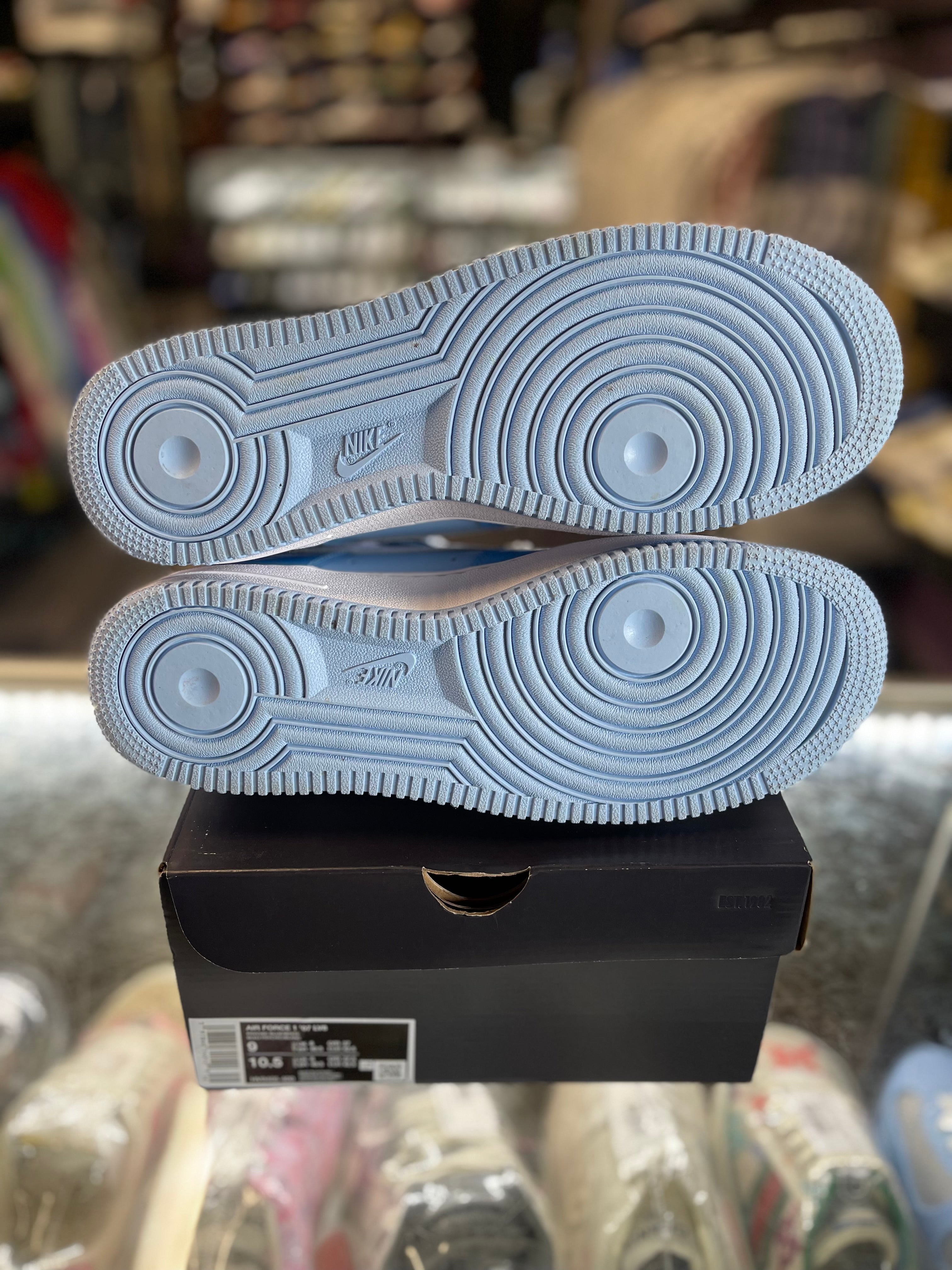 2024 Nike Air Force 1 Low 07 LV8 "Phychic Blue White Patent"