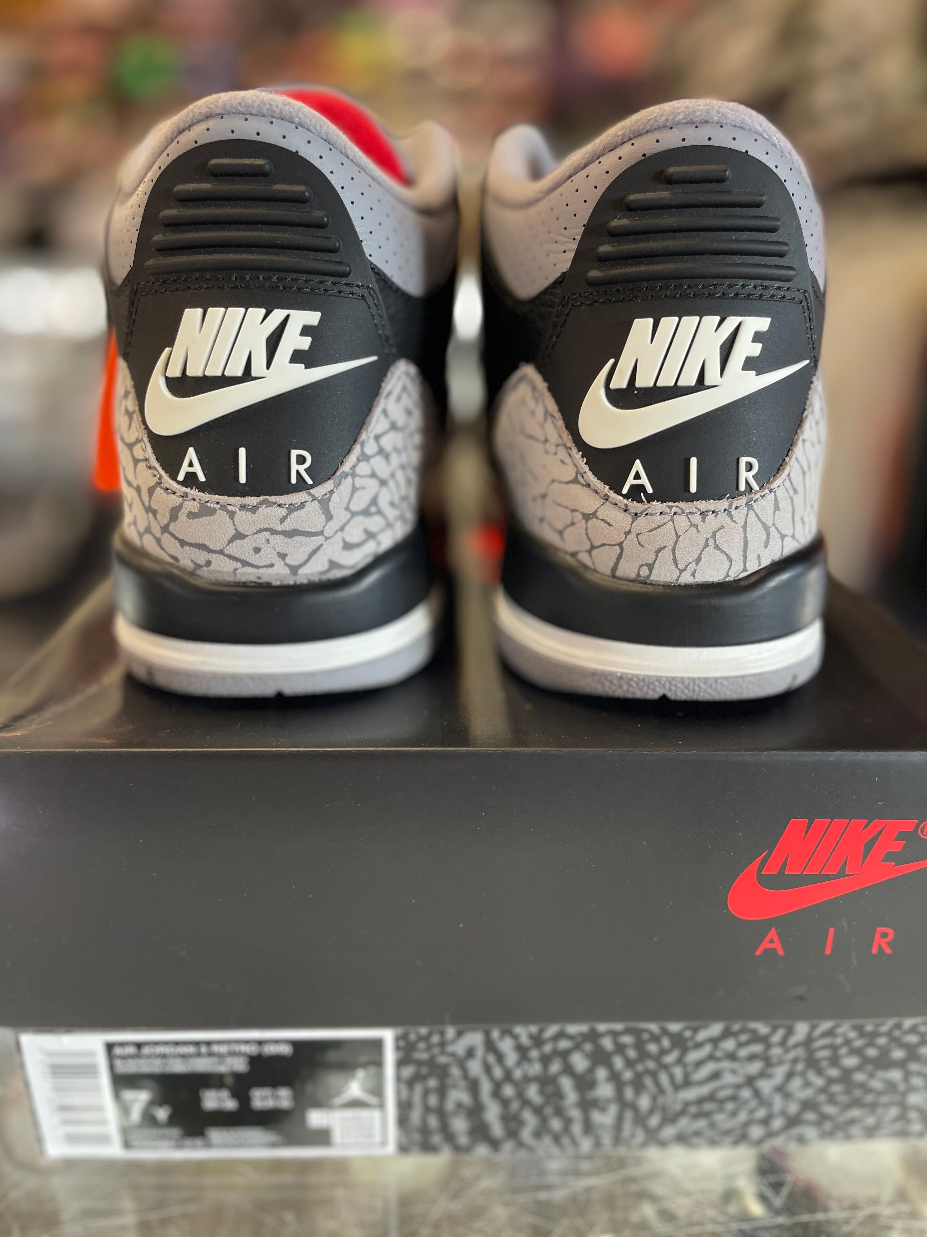 2024 Air Jordan Retro 3 "Black Cement" (GS)