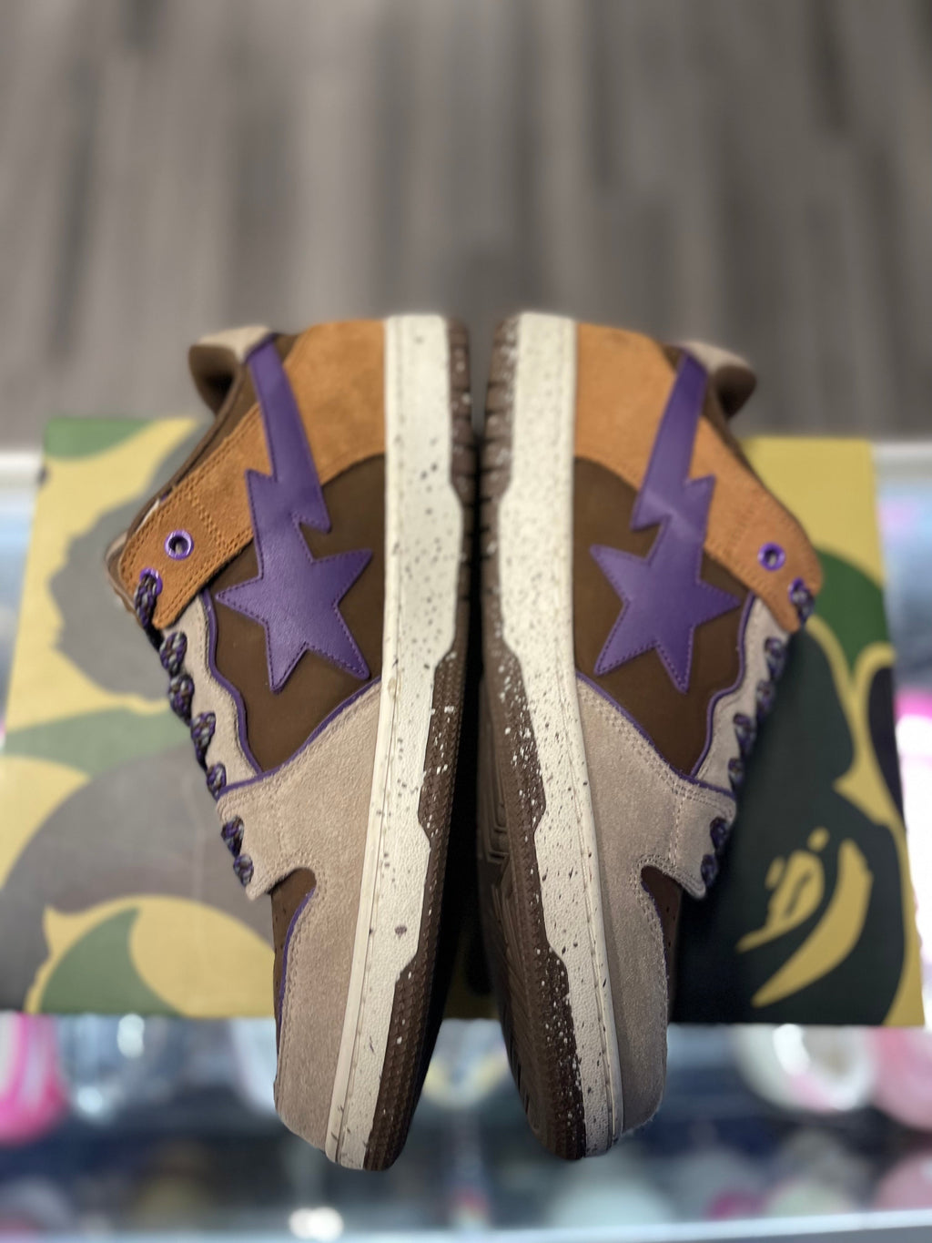Bape Sta Sk8 "Brown/Purple"