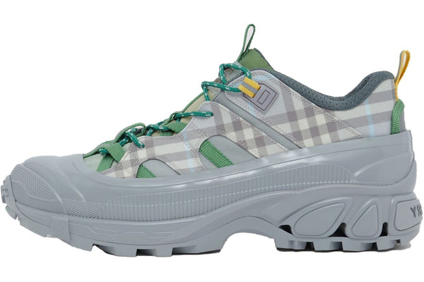 Burberry Arthur Vintage Check Sneaker "Grey/Green"