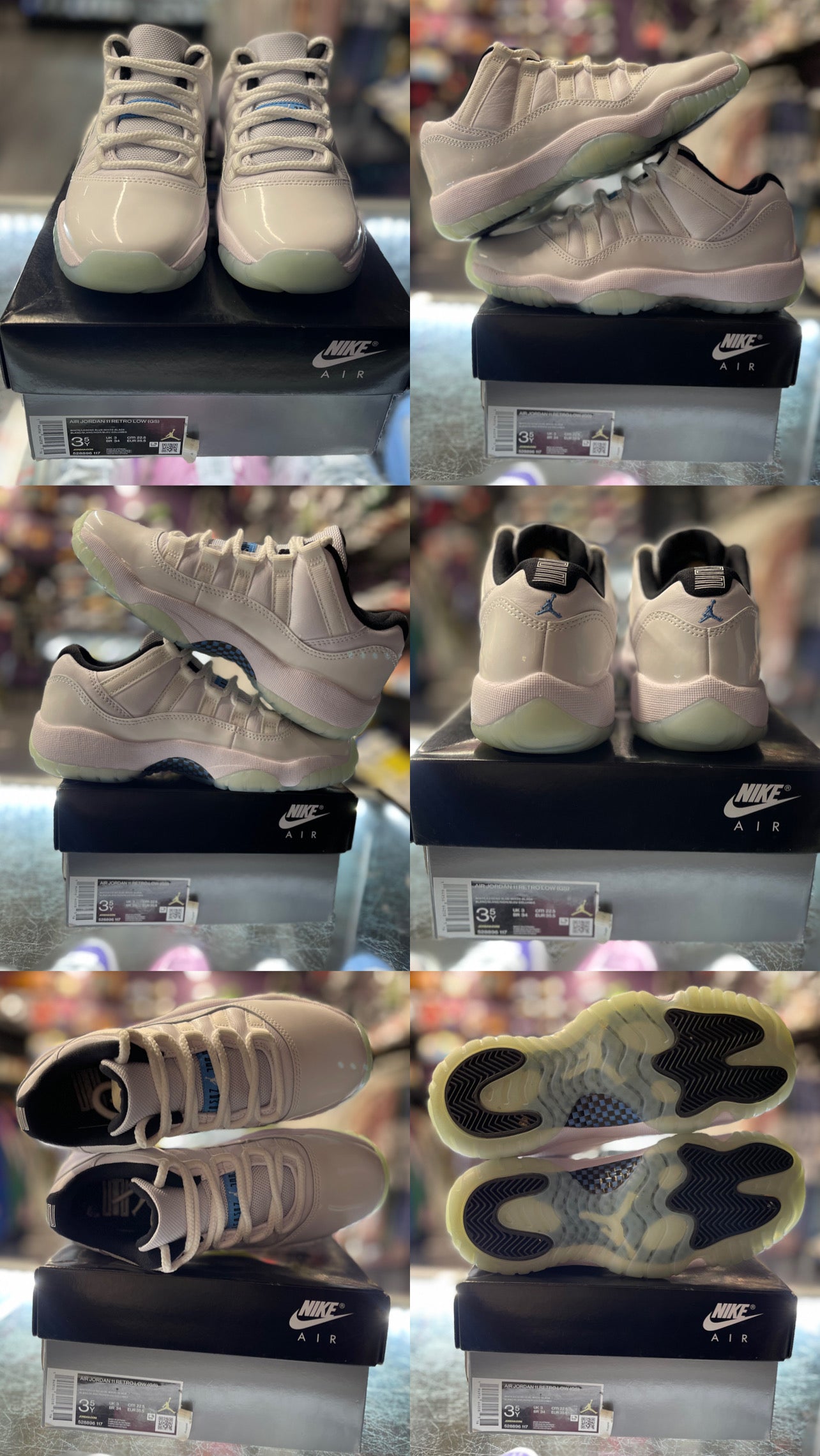 2021 Air Jordan Retro 11 Low "Legend Blue'