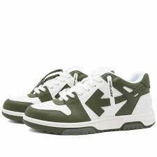 Off White Out of Office "Olive Green/White"