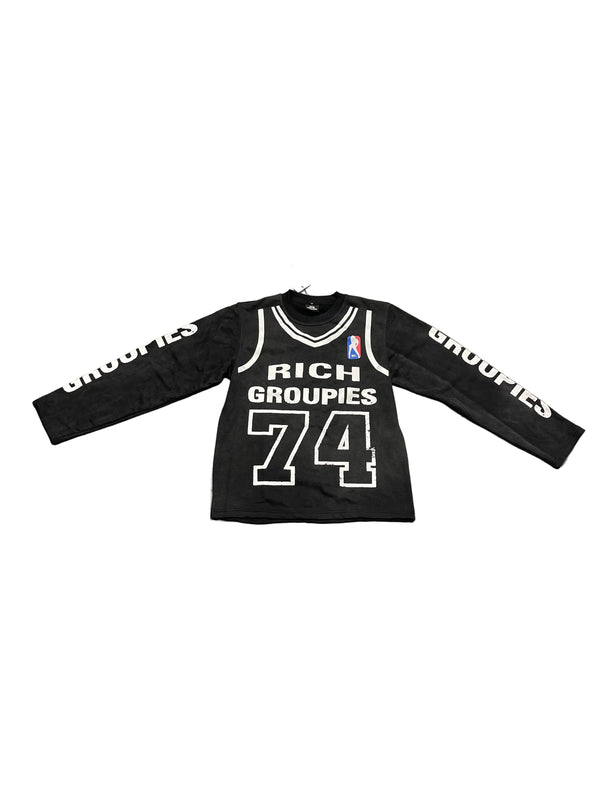 Rich Groupies "NBA Logo" (L/S)