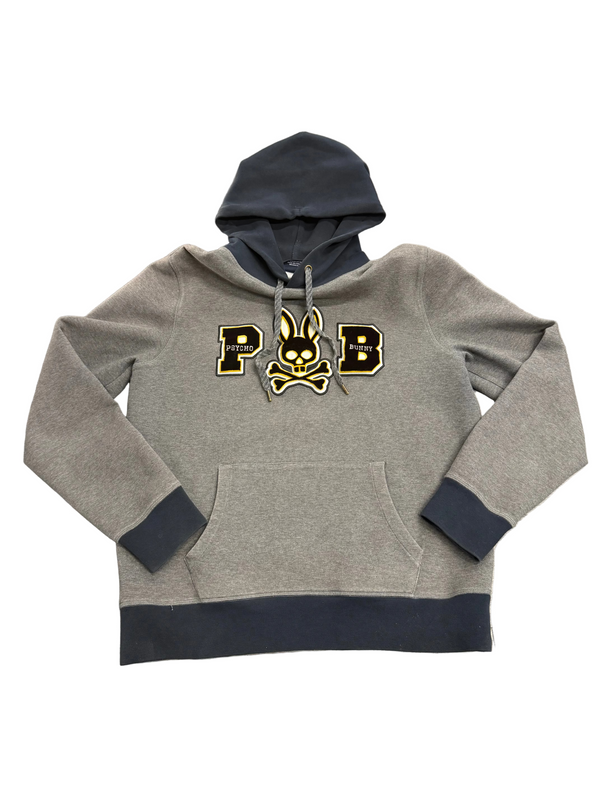 Psycho Bunny Hoodie “Grey / Navy”