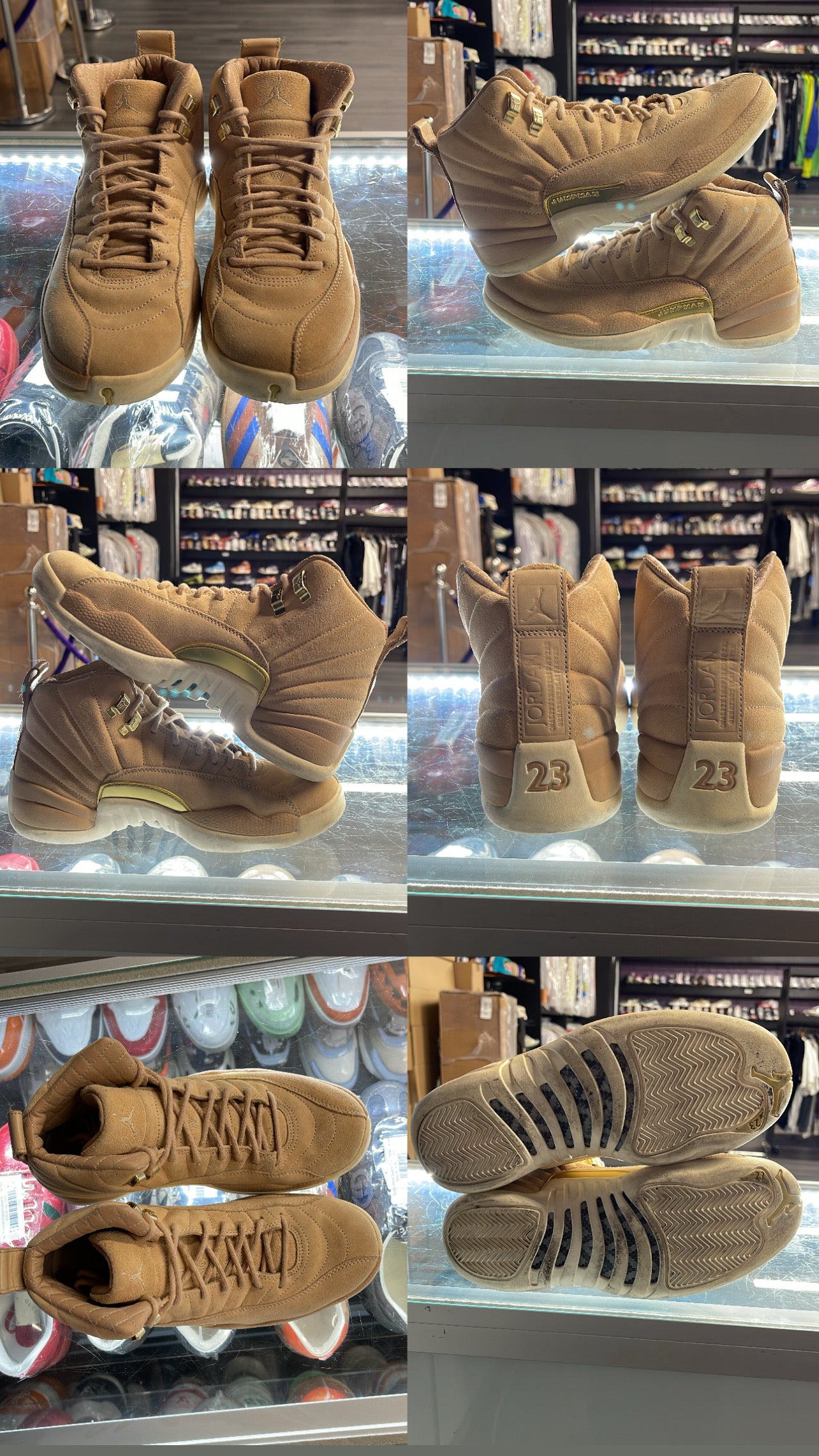 2018 Air Jordan Retro 12 "Vachetta Tan" (GS)
