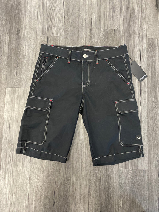 True Religion Shorts Jet Black Cargo
