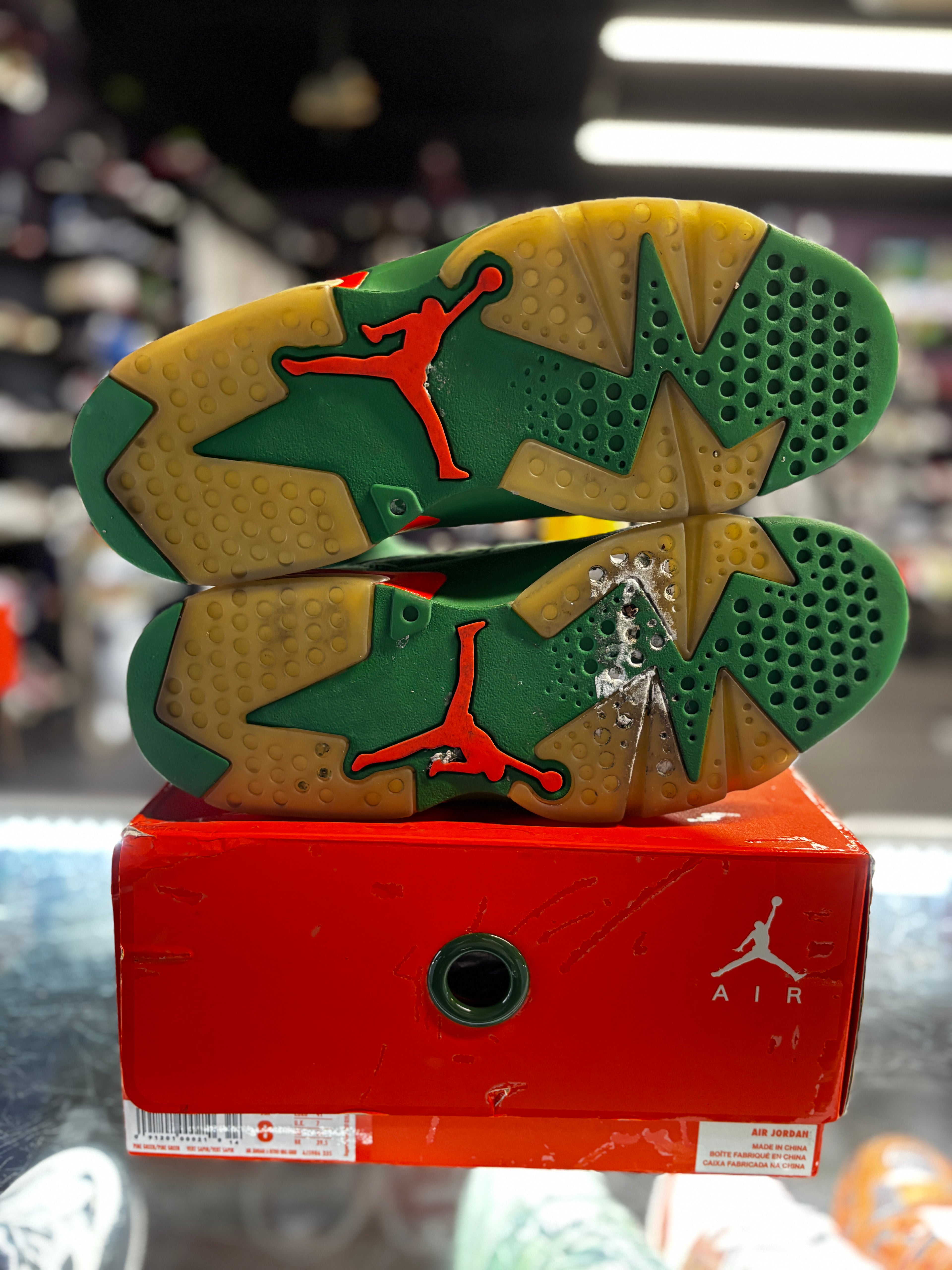 2017 Air Jordan 6 Retro NRG "Green Suede Gatorade"