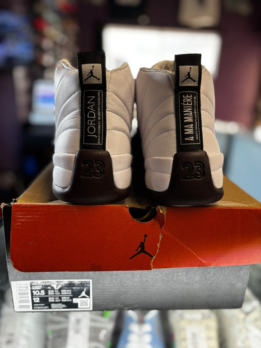 2023 Air Jordan Retro 12 "A Ma Maniere White" (W)