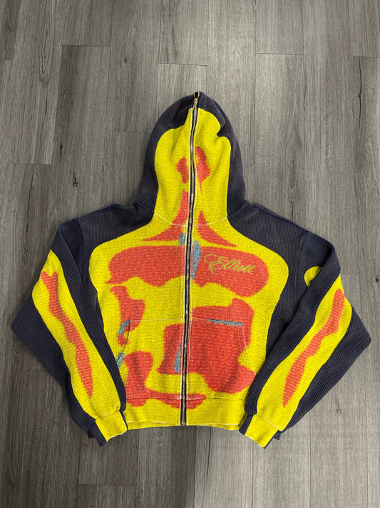 Elliot Heat Map Waffle Knit Hoodie