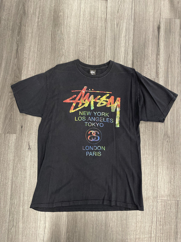 Stussy Tee "Black/Multi"