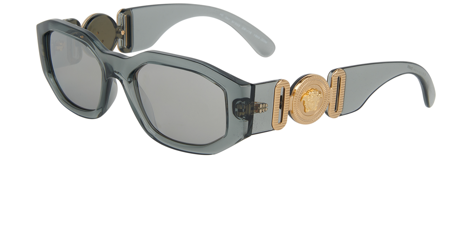 Versace Biggie Glasses Crystal "Grey"