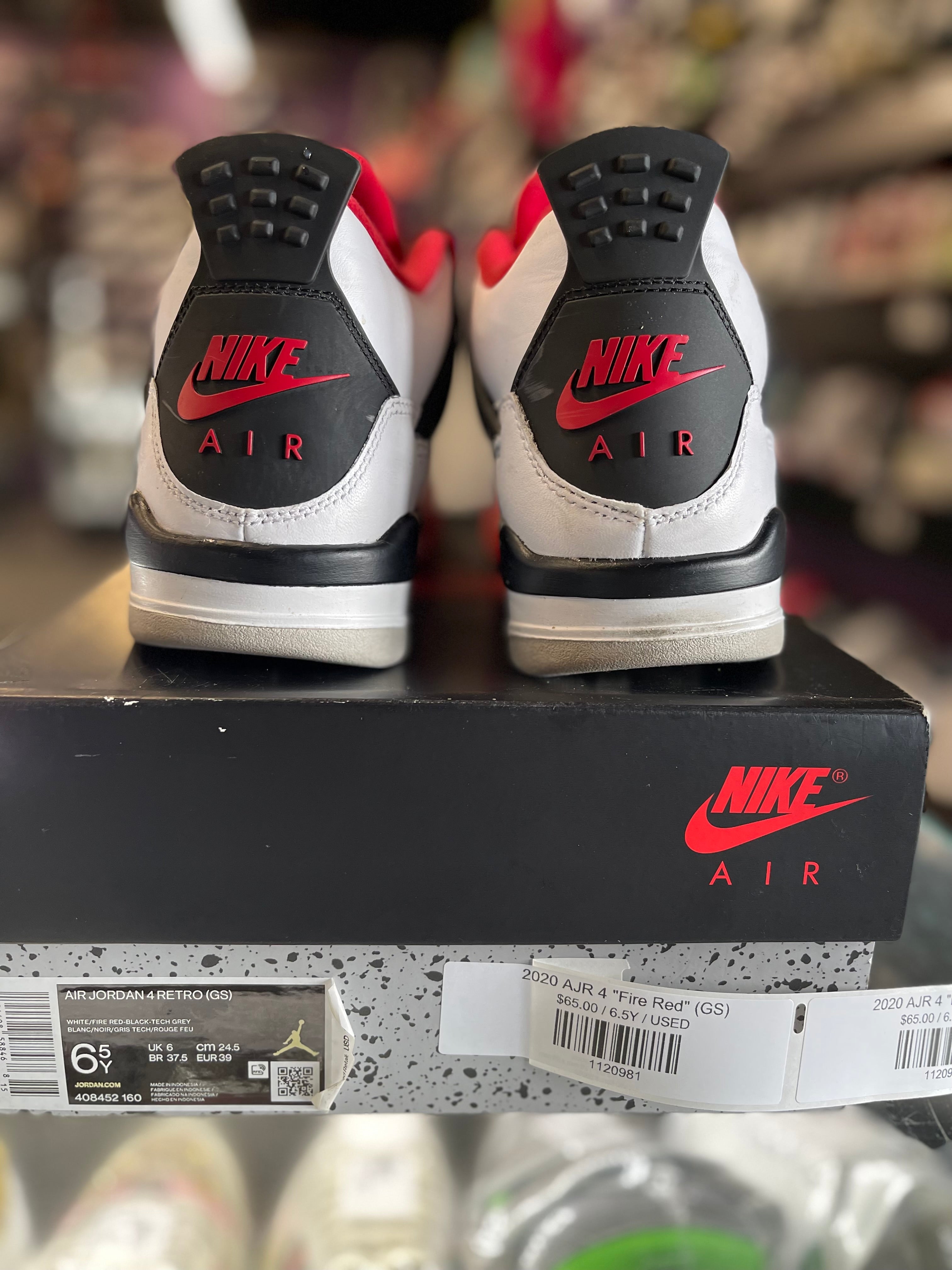 2020 Air Jordan Retro 4 "Fire Red”