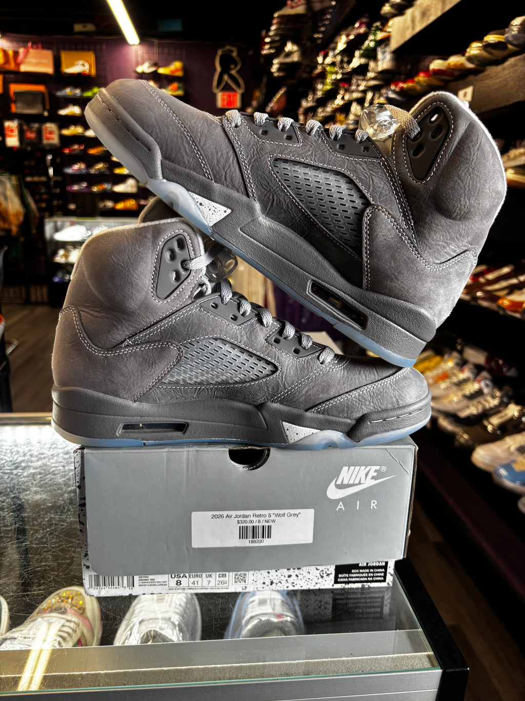 2026 Air Jordan Retro 5 "Wolf Grey"