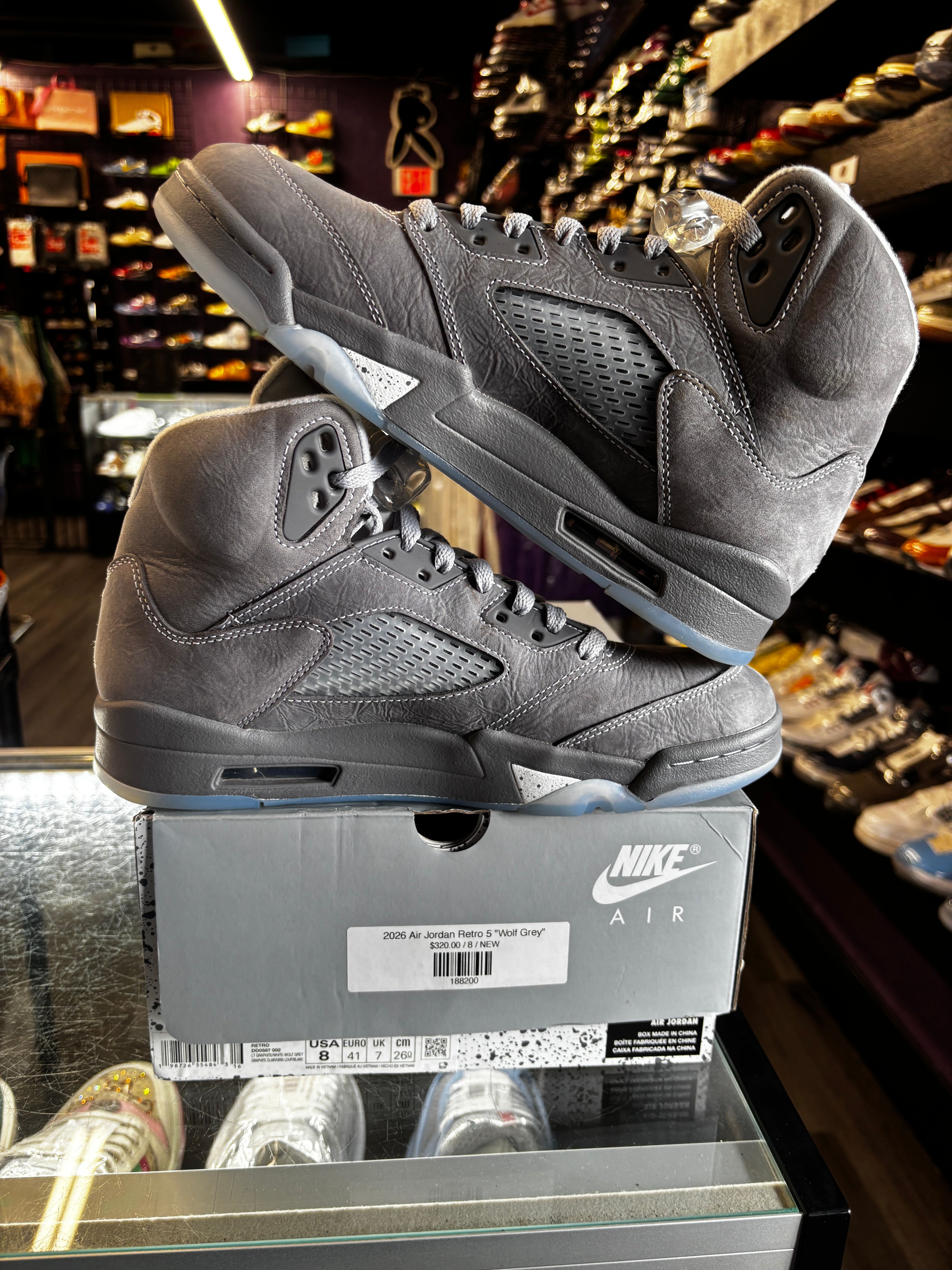 2026 Air Jordan Retro 5 "Wolf Grey"