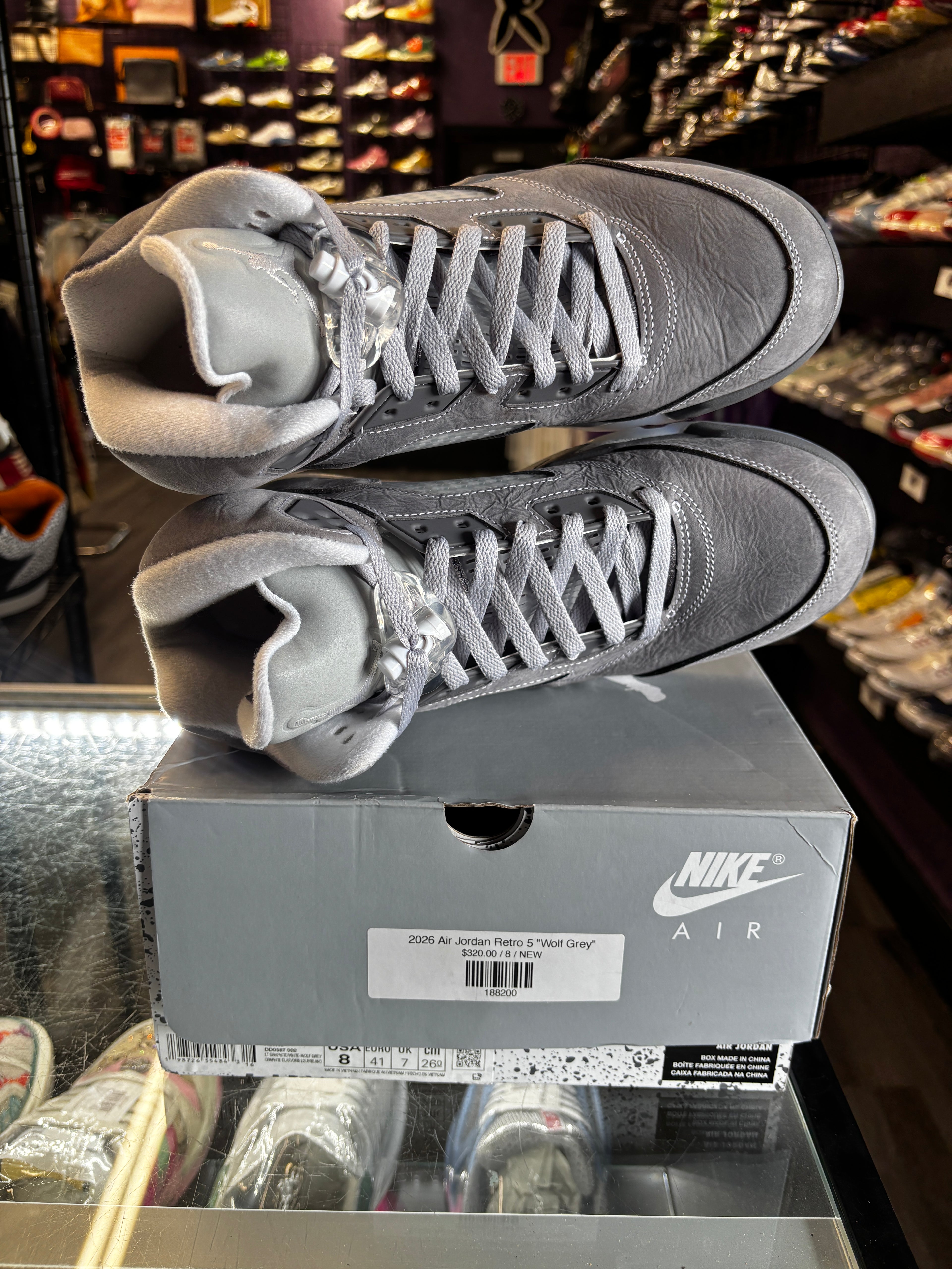 2026 Air Jordan Retro 5 "Wolf Grey"