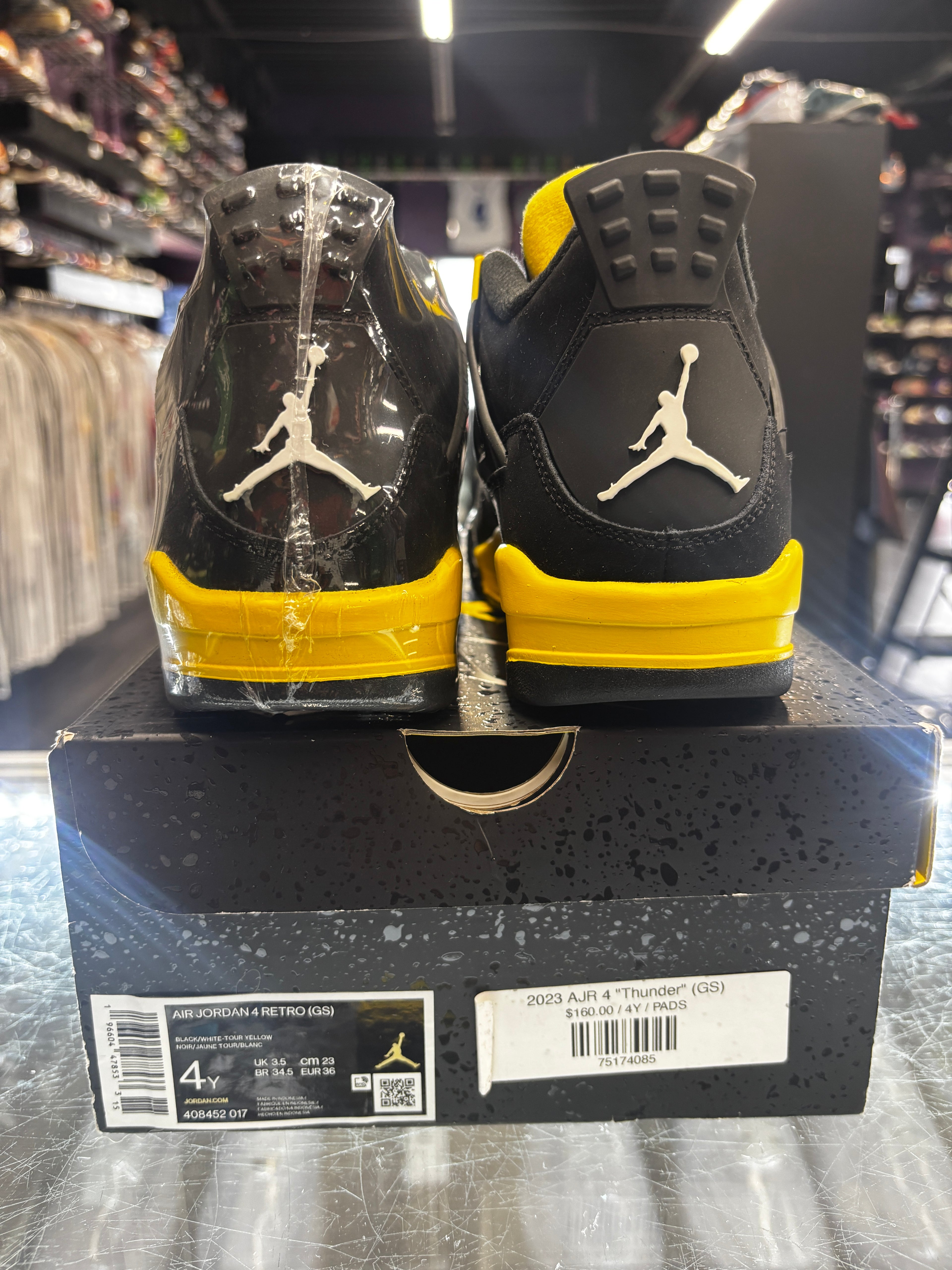 2023 Air Jordan Retro 4 "Thunder" (GS)