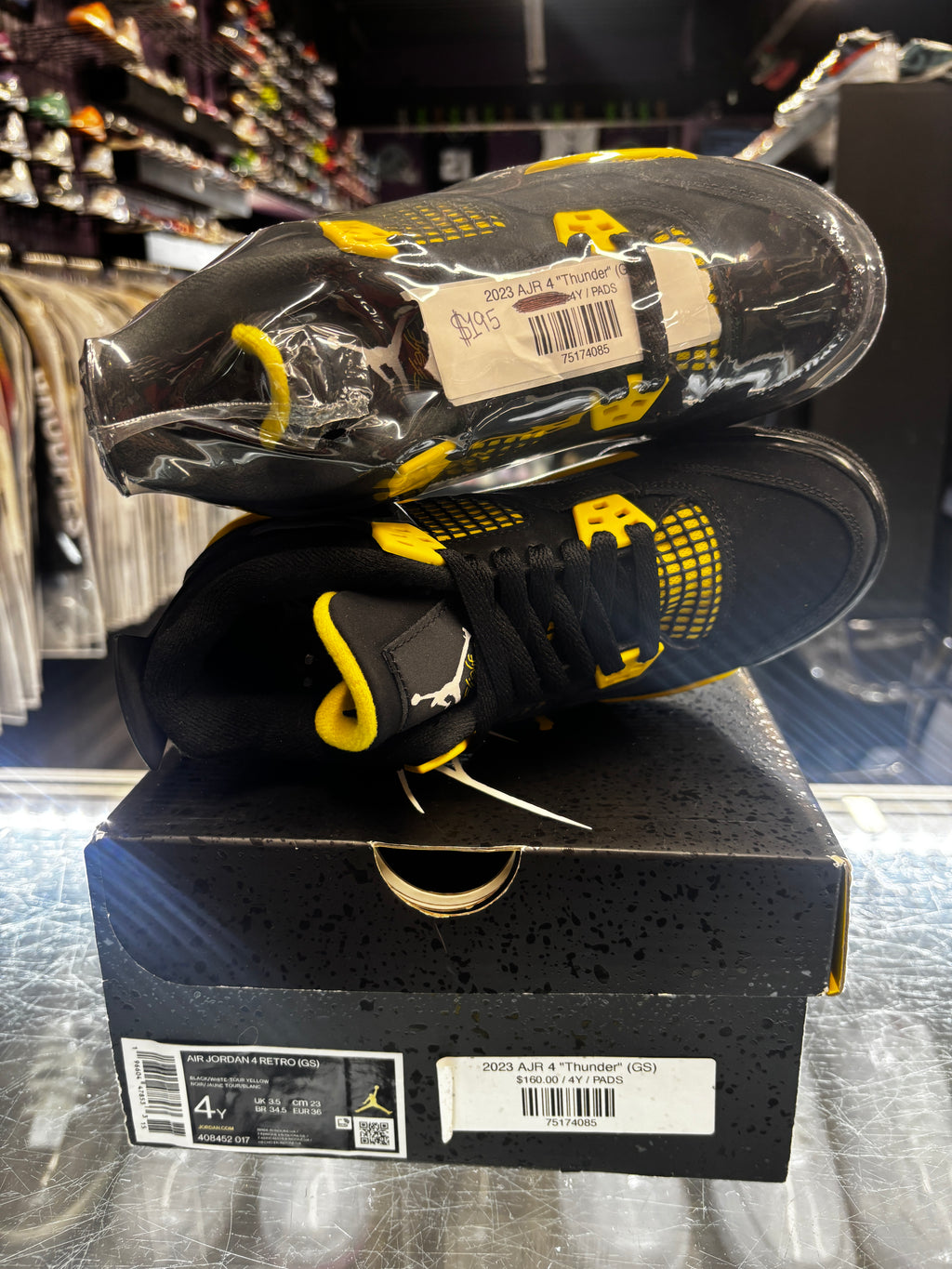 2023 Air Jordan Retro 4 "Thunder" (GS)