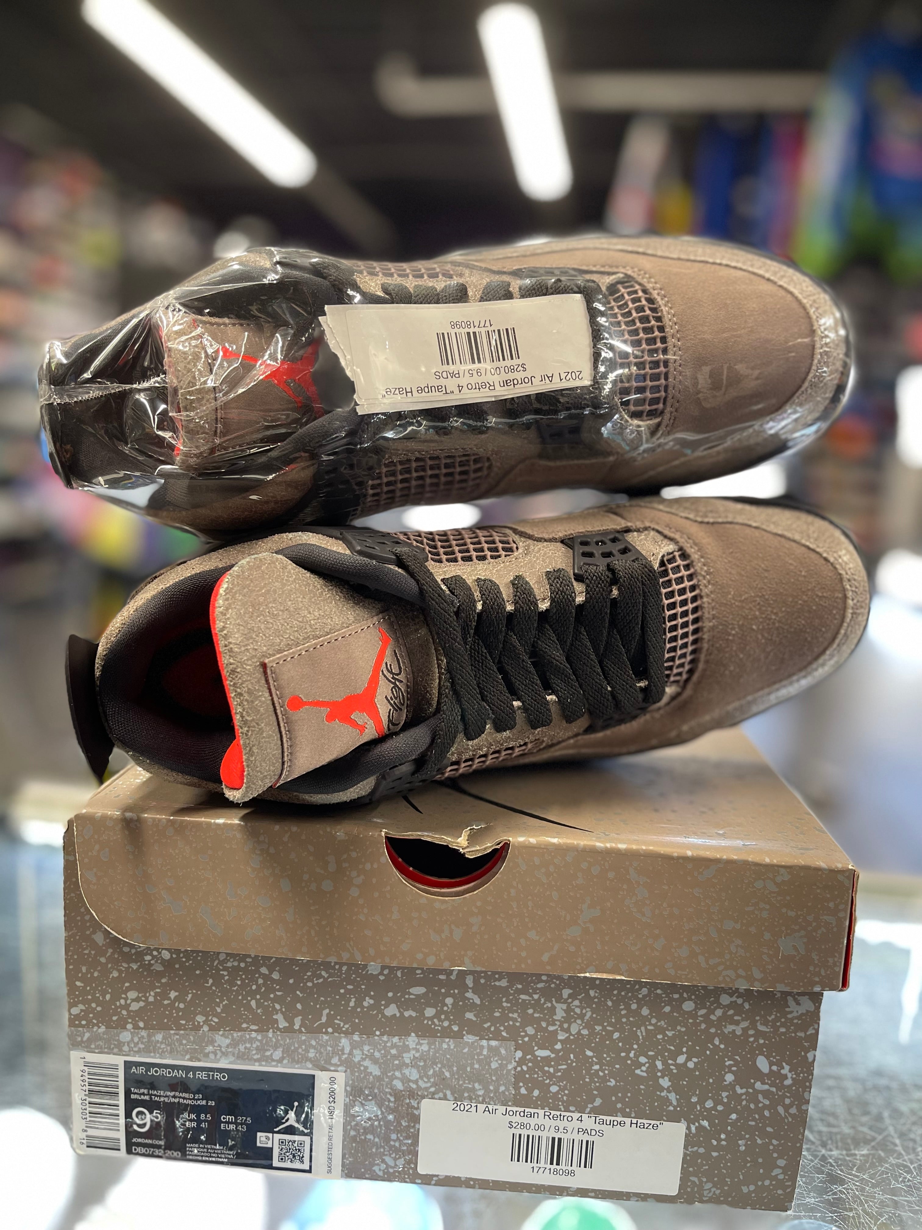 2021 Air Jordan Retro 4 "Taupe Haze"