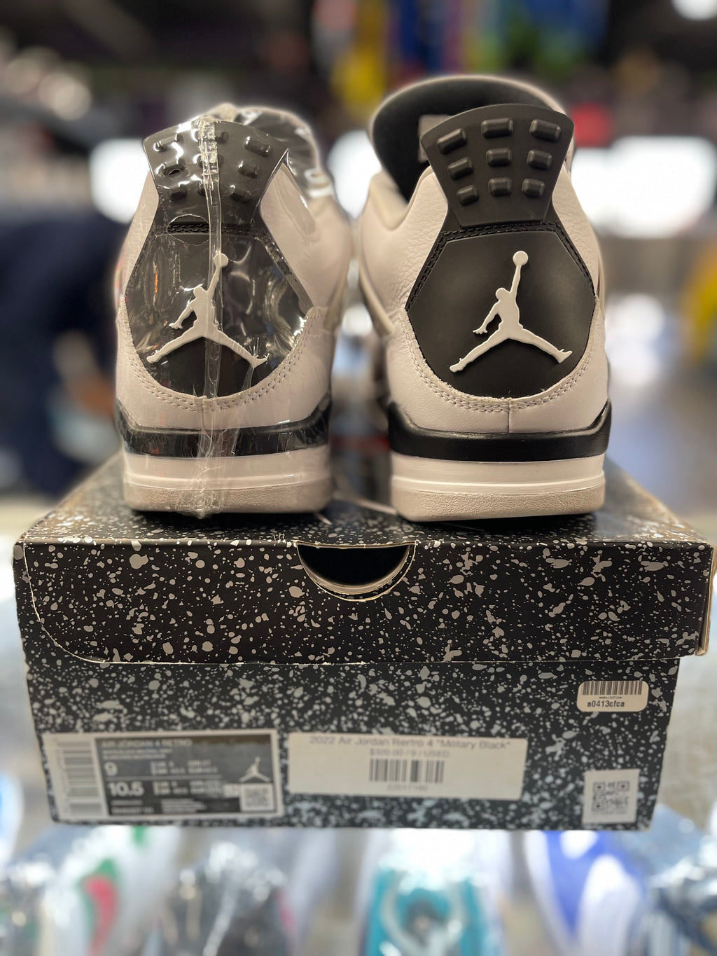 2022 Air Jordan Rertro 4 "Military Black"