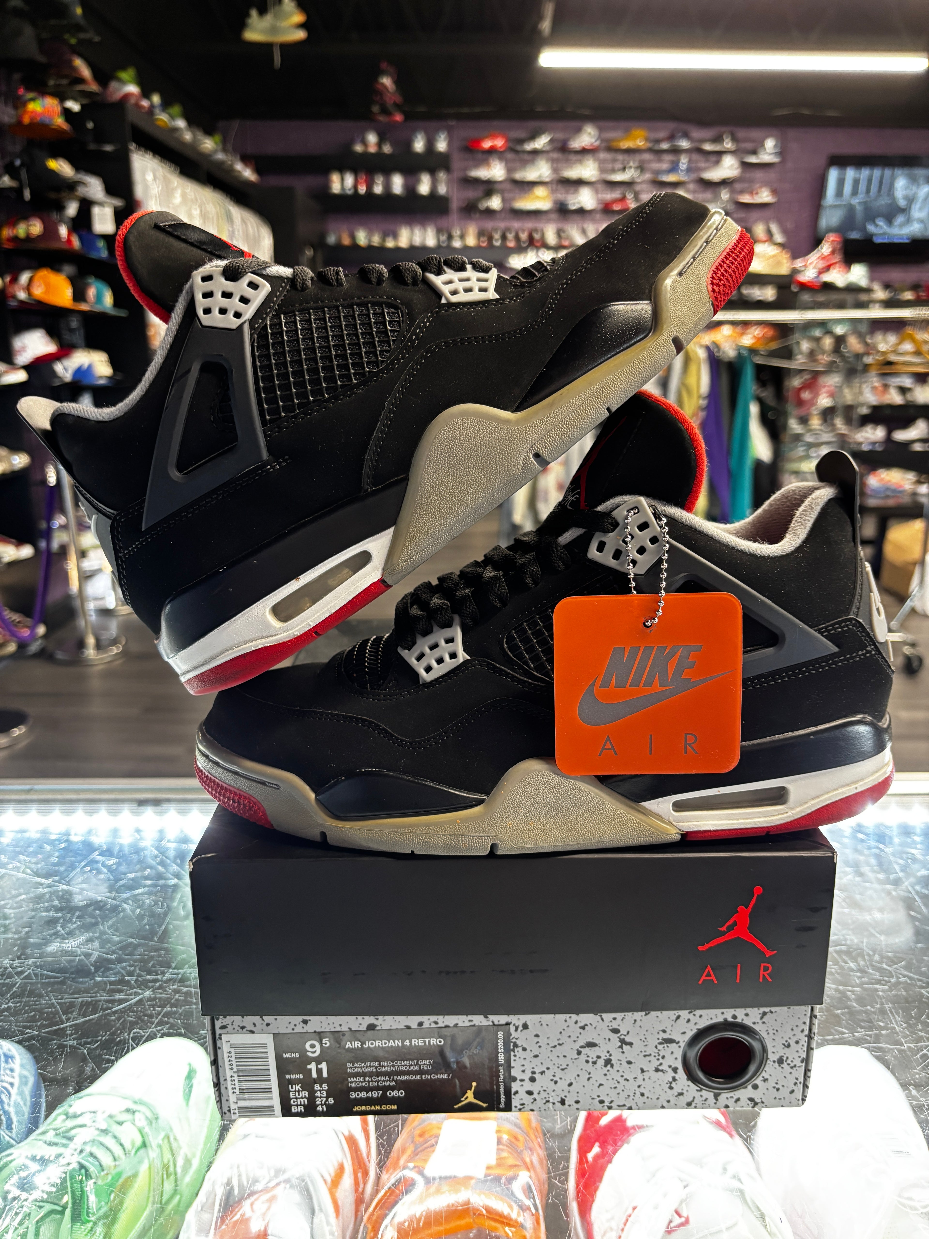 2019 Air Jordan Retro 4 "Bred"
