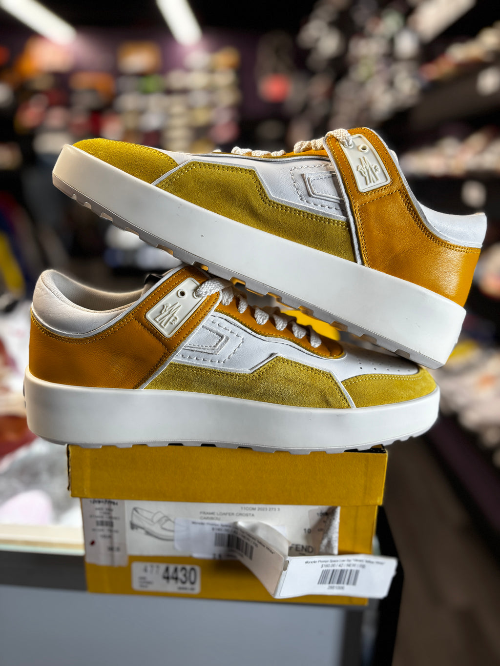 Moncler Promyx Space Low-Top "Vibrant Yellow White"