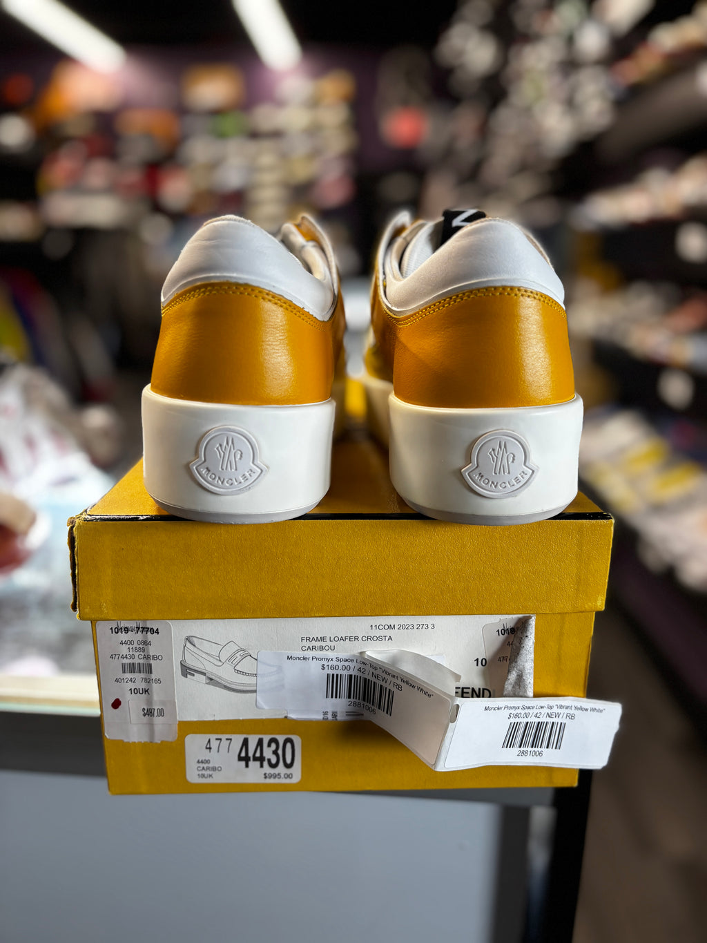 Moncler Promyx Space Low-Top "Vibrant Yellow White"
