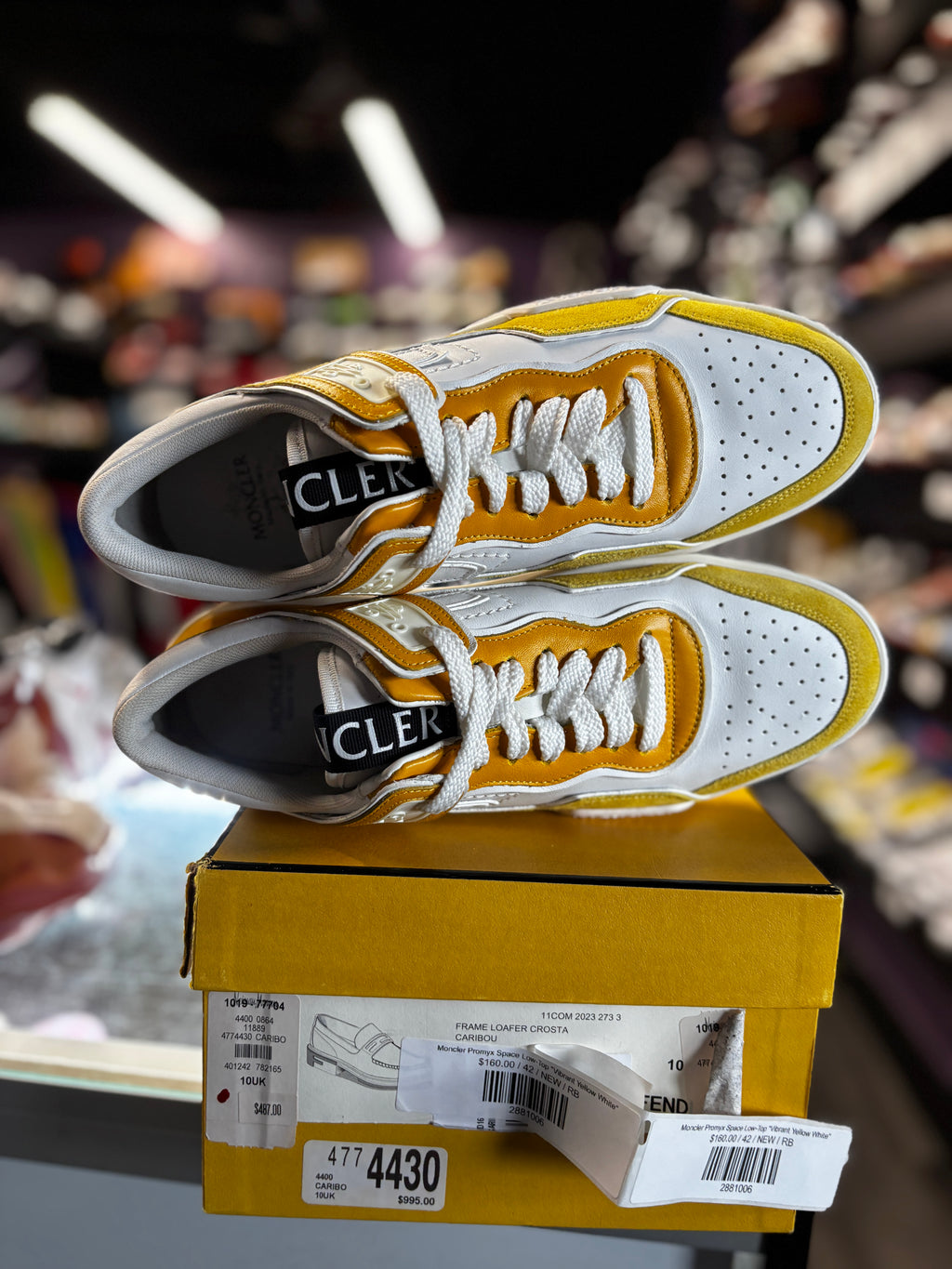 Moncler Promyx Space Low-Top "Vibrant Yellow White"