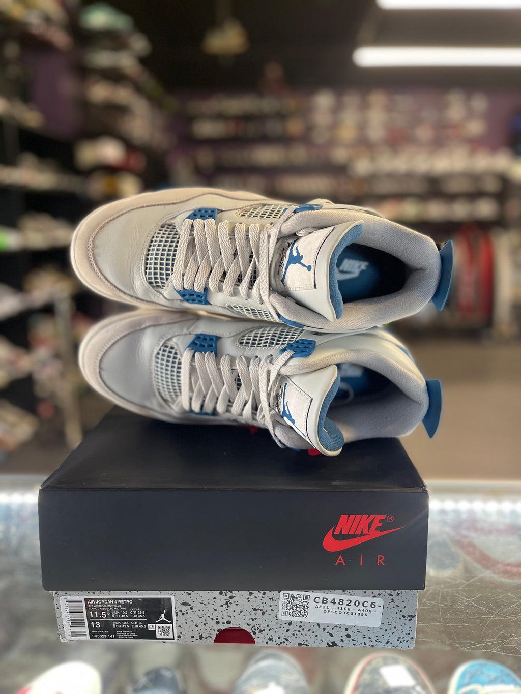 2024 Air Jordan Retro 4 "Military Blue"