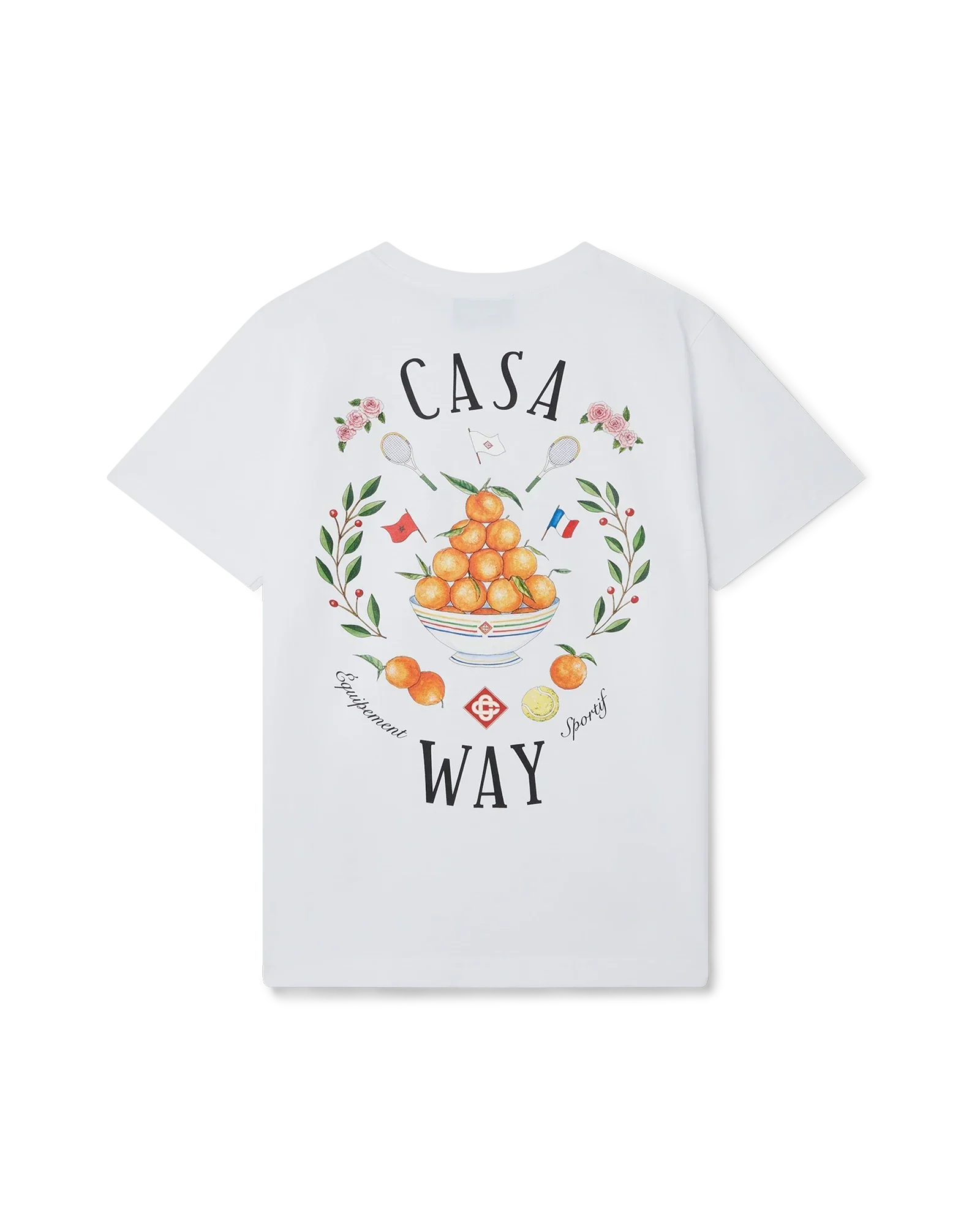 Casa Blanca Tee "White Citrus Oranges"