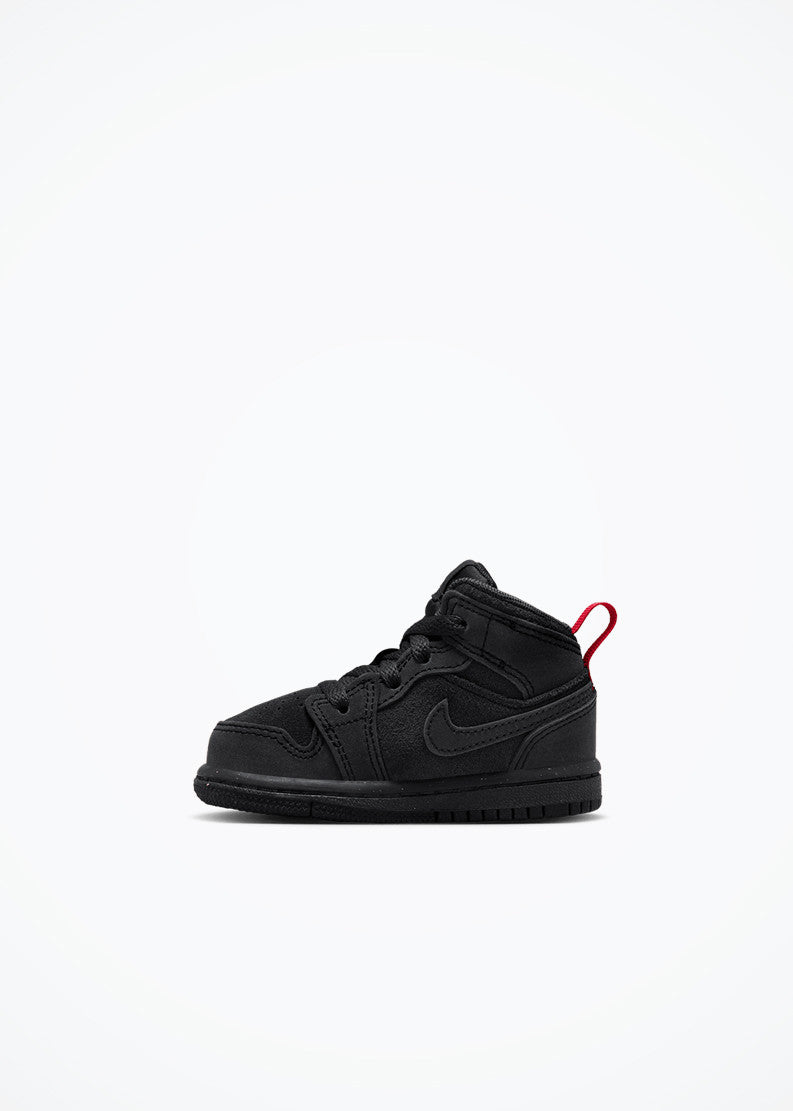 2024 Jordan 1 Mid SE Craft "Dark Smoke Grey Varsity Red Black" (TD)